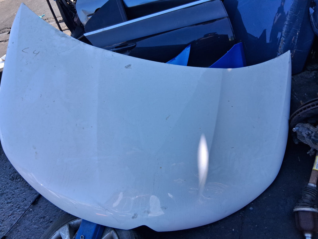2013 CITROEN C4 MK2 FRONT BONNET HOOD PANEL WHITE