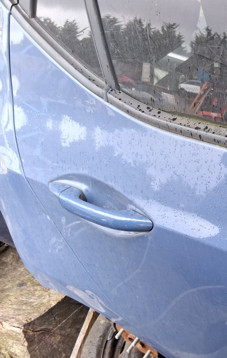 2017 HYUNDAI i10 MK2 OSR DRIVER SIDE REAR RIGHT EXTERIOR DOOR HANDLE