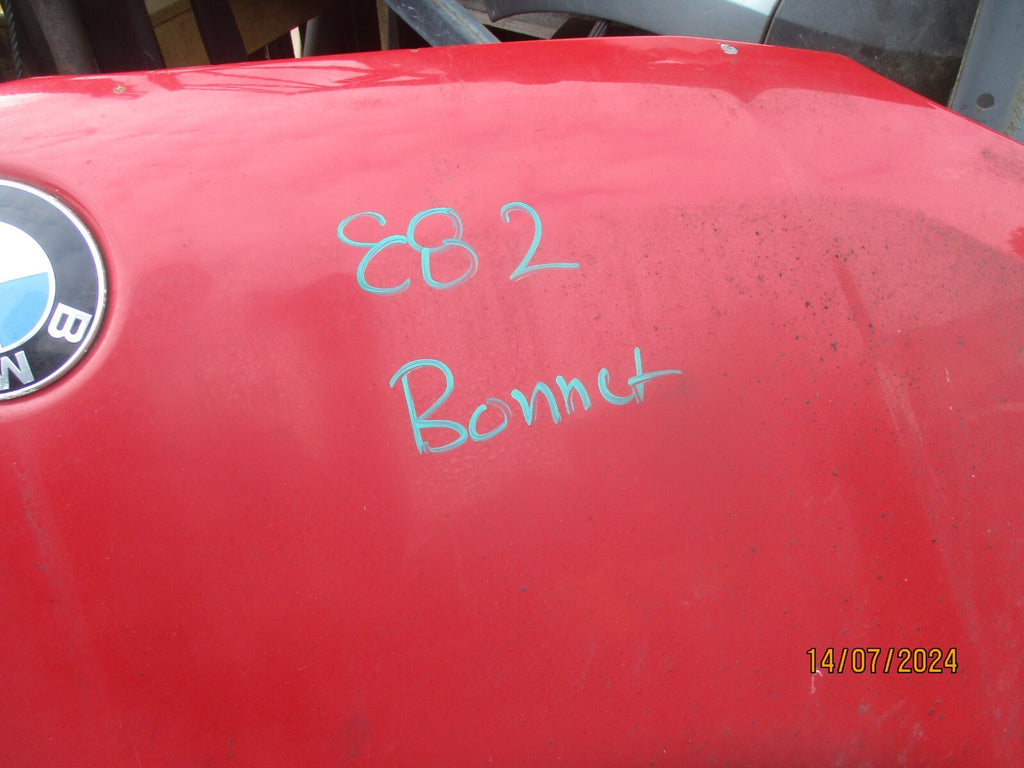 BMW 1 SERIES 2009 E82 FRONT BONNET HOOD RED