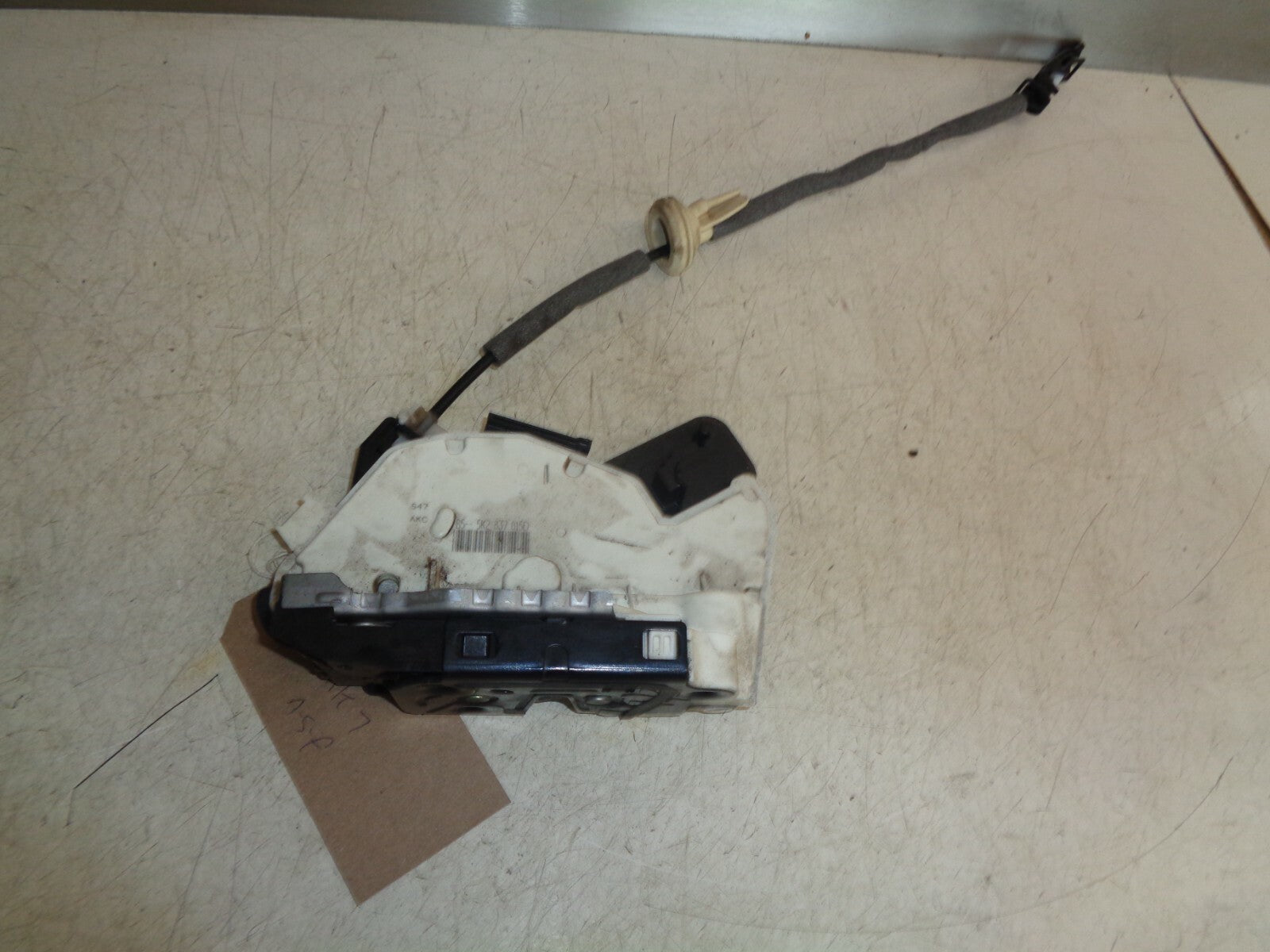 VW VOLKSWAGEN GOLF MK7 2013 NSF PASSENGER FRONT LOCK MECH MECHANISM 5k2837015d