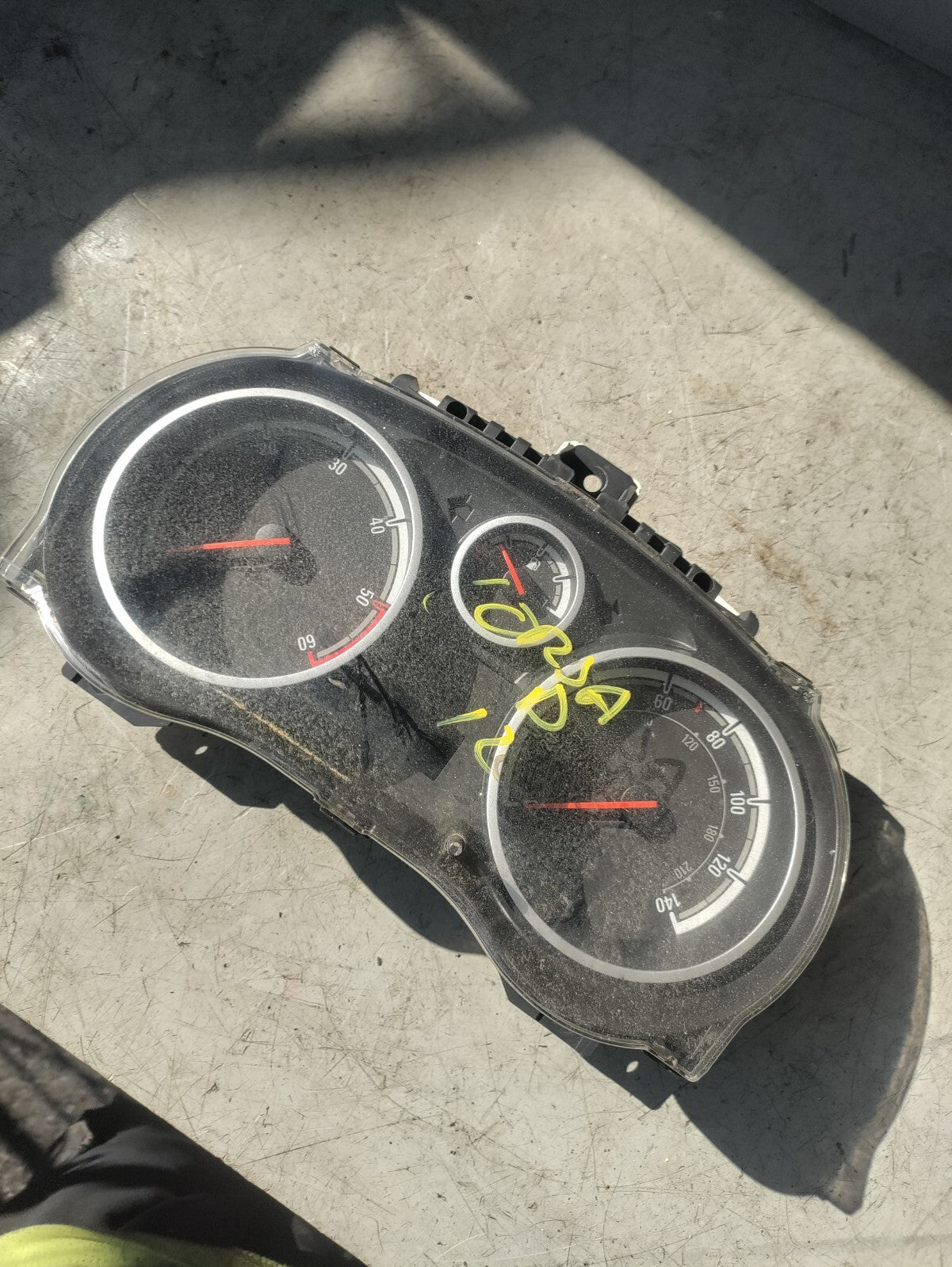 2012 VAUXHALL CORSA D 1.3 DIESEL MANUAL SPEEDO INSTRUMENT CLUSTER 13373008