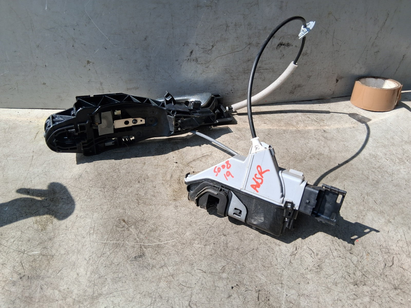 2019 PEUGEOT 5008 MK2 NSR PASSENGER SIDE REAR DOOR LOCK MECHANISM