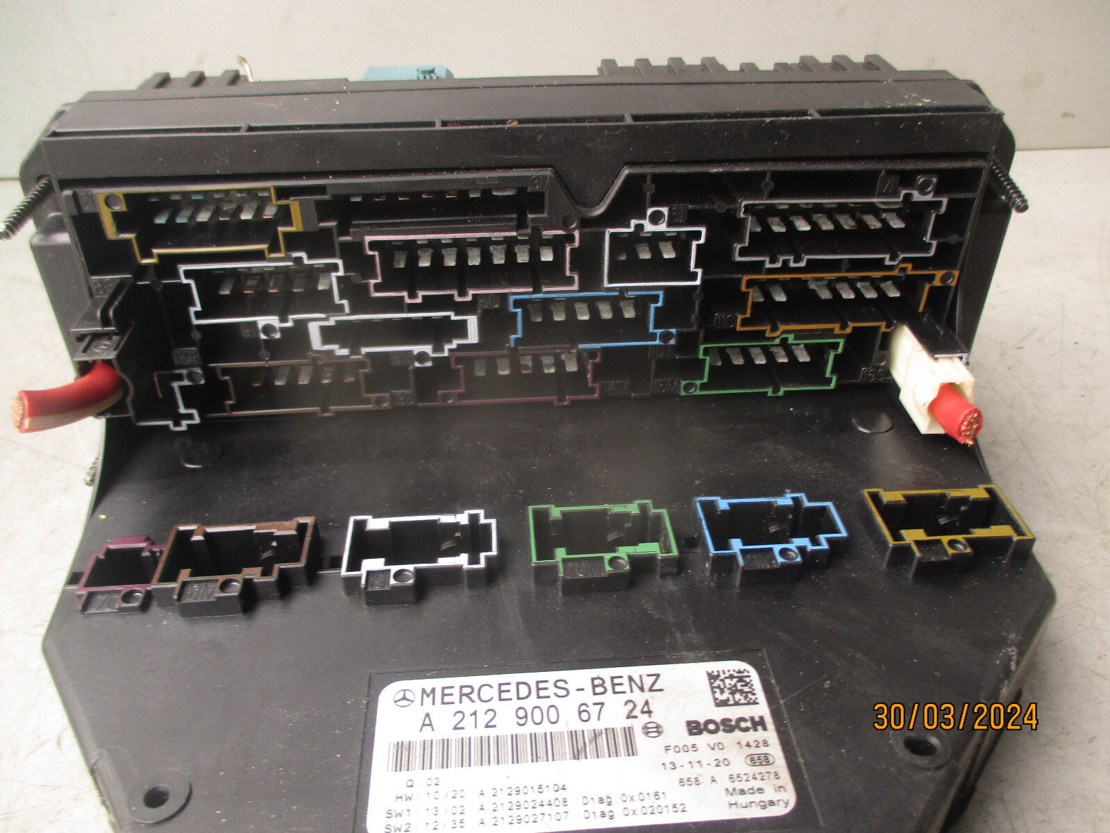 2014 MERCEDES BENZ C CLASS W204 FUSE BOX MODULE A2129006724