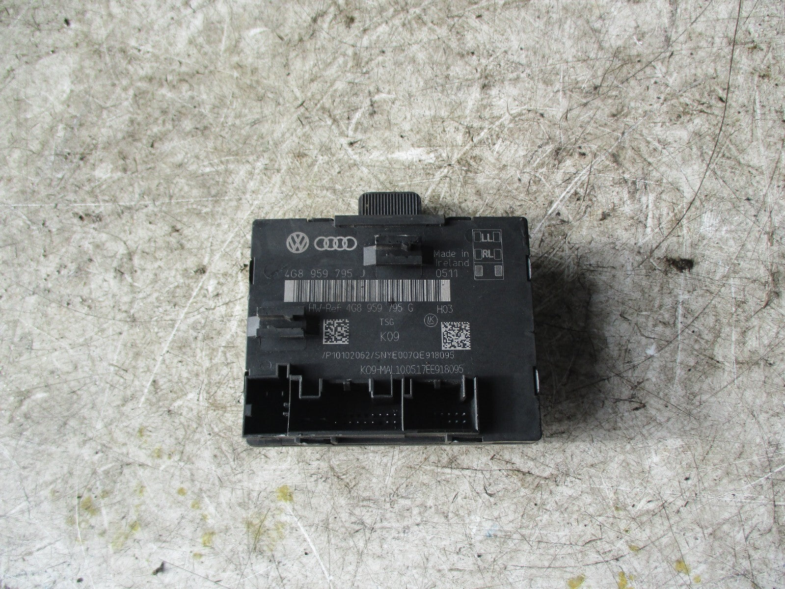 AUDI A6 C7 2017 NSR PASSENGER SIDE REAR DOOR CONTROL UNIT 4G8959795J