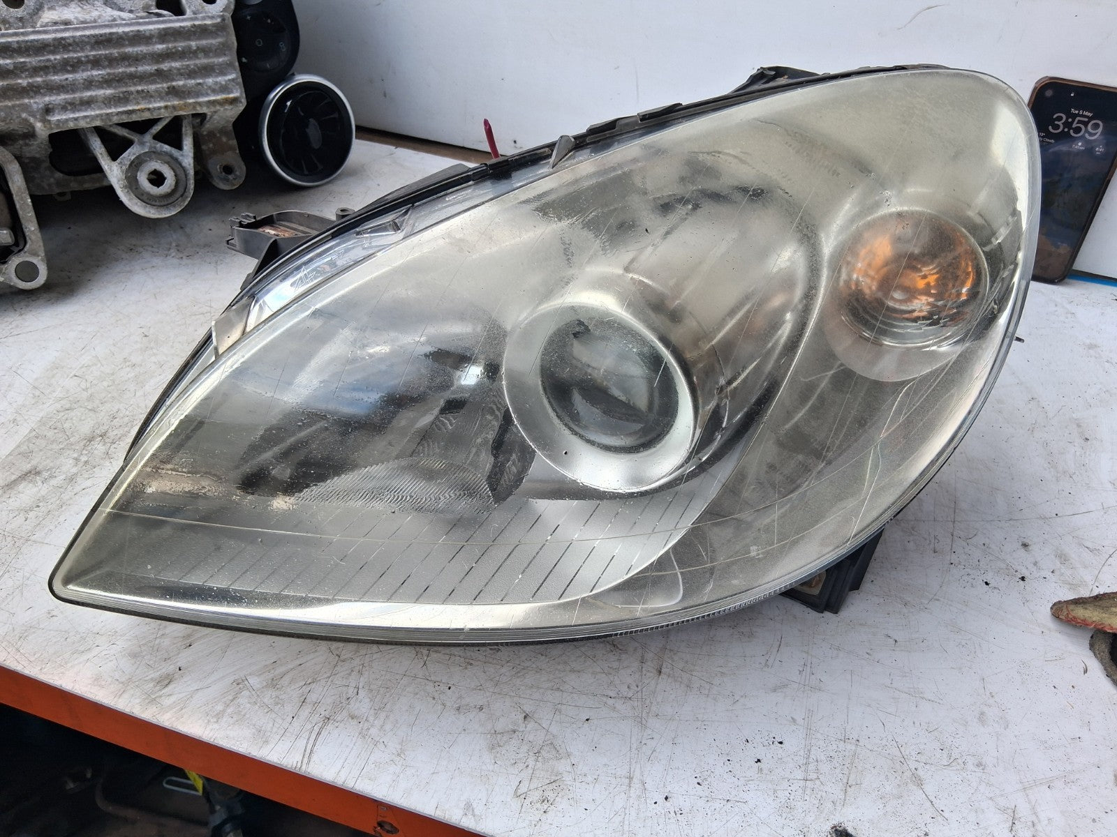 2008 MERCEDES B CLASS W245 NSF PASSENGER SIDE FRONT LEFT HEADLIGHT A1698202561