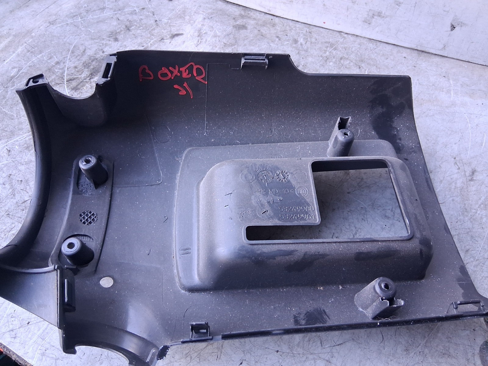 2021 PEUGEOT BOXER MK3 STEERING COLUMN IGNITION COLUMN TRIM 53249960