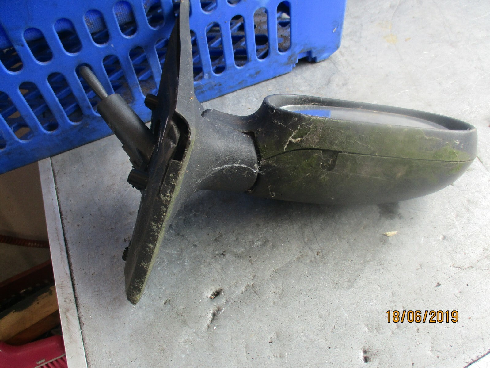 RENAULT CLIO MK2 2003 DRIVER OFF SIDE WING MIRROR BLACK
