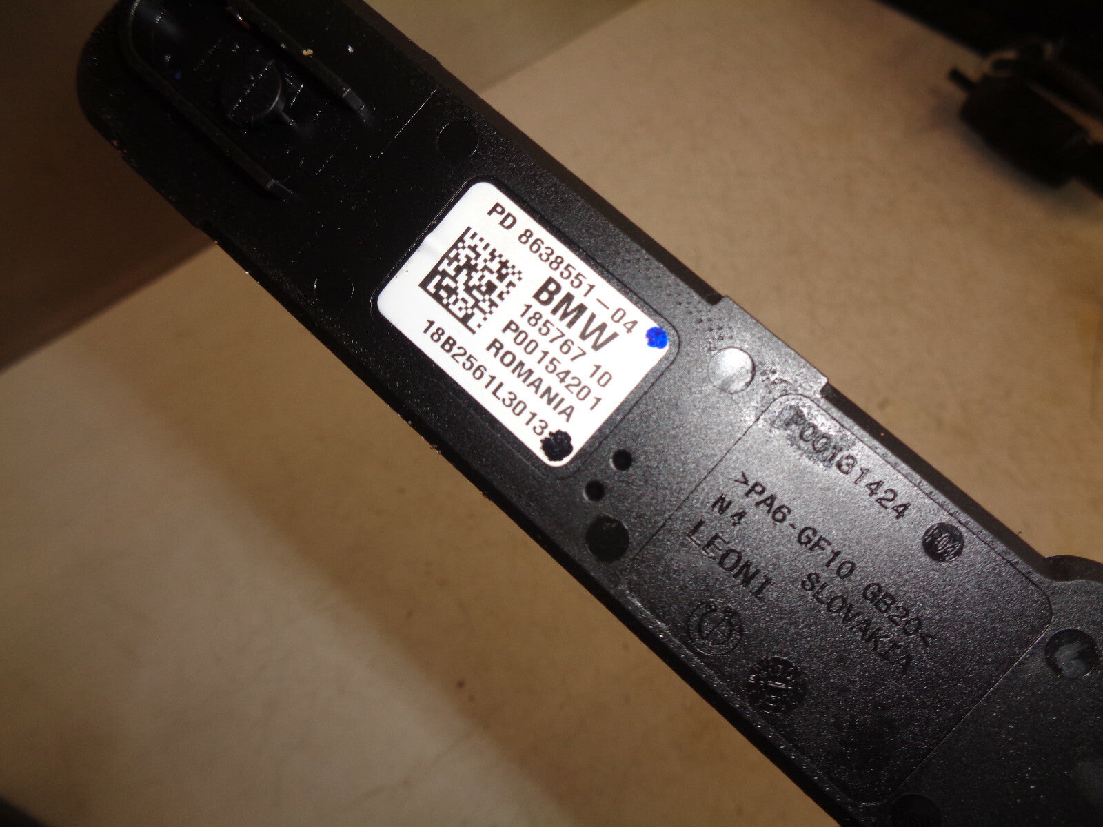 BMW 1 SERIES F20 2019 INTEGRATED SUPPLY CONTROL MODULE 8638551