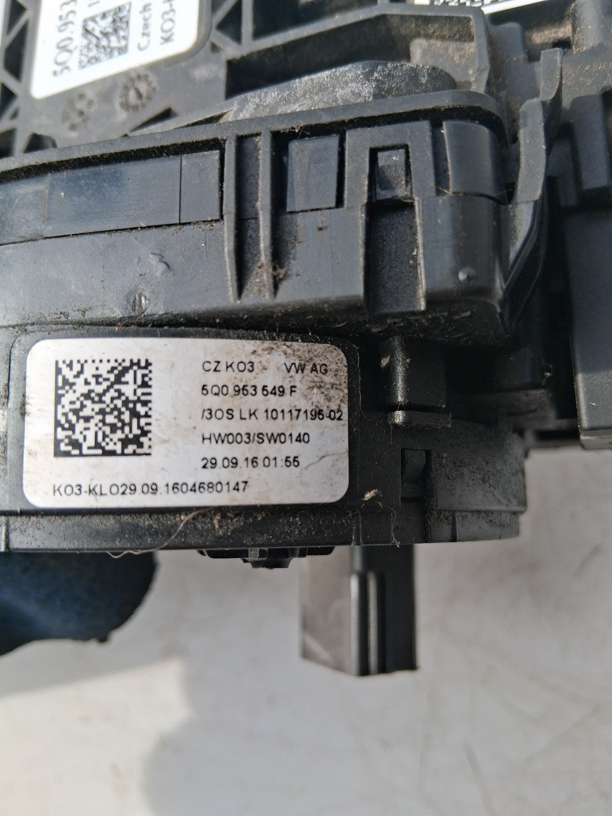 SEAT LEON MK3 VW 2017 INDICATOR WIPER SWITCH & SQUIB SLIP RING 5Q0953549F
