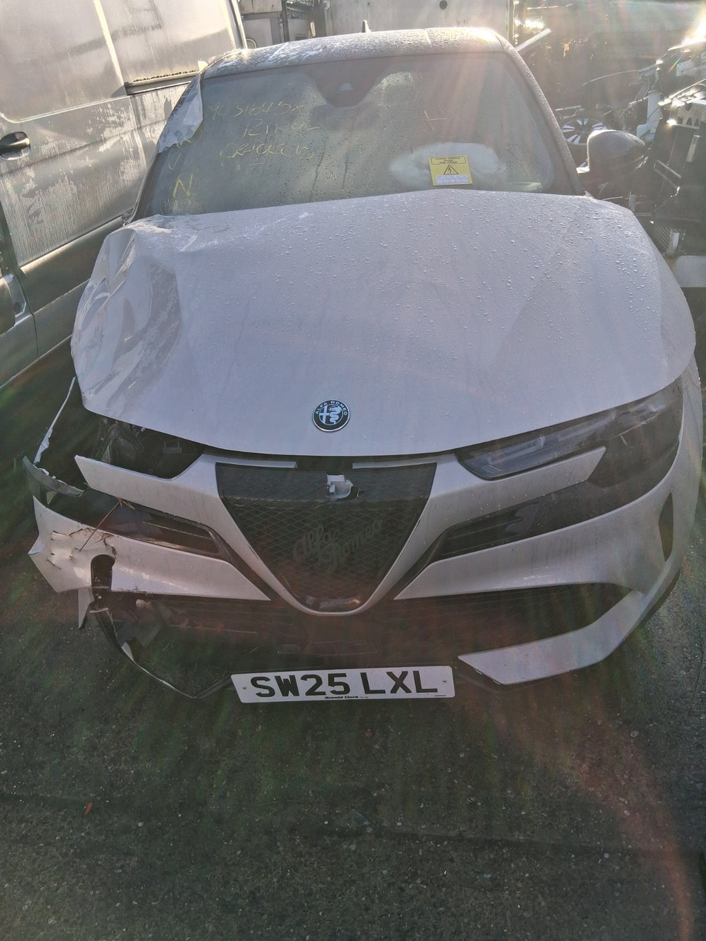 2025 ALFA ROMEO JUNIOR IBRIDA MILANO OSR DRIVER SIDE REAR RIGHT BARE DOOR BEIGE