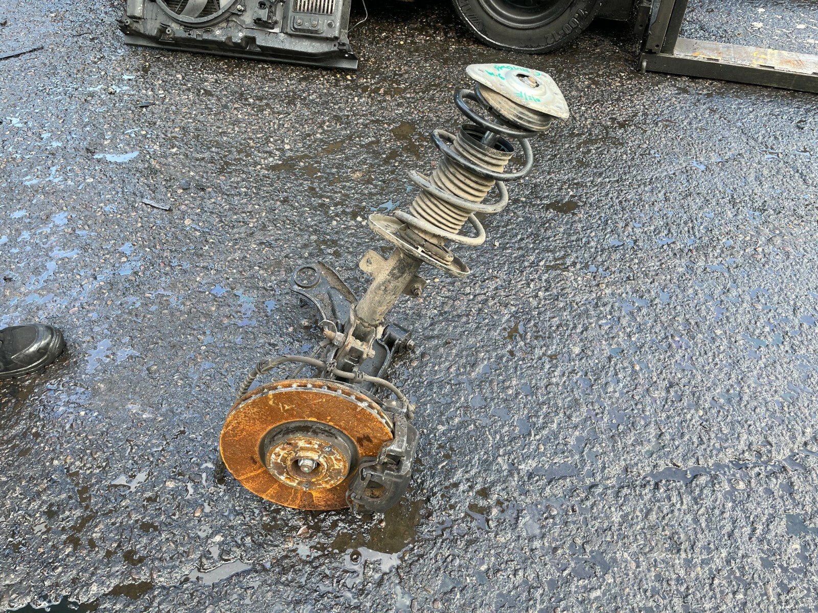 CITROEN C5 AIRCROSS 2020 1.5 DIESEL OS DRIVER SIDE FRONT LEG HUB SHOCK SPRING