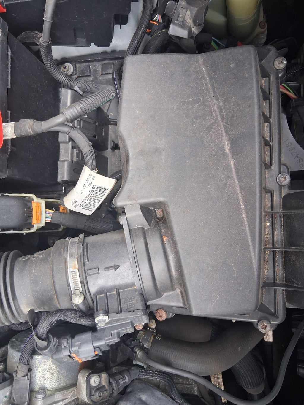 2019 CITROEN DISPATCH MK3 2.0 DIESEL AIR FILTER BOX WITH MAF SENSOR 9662635680
