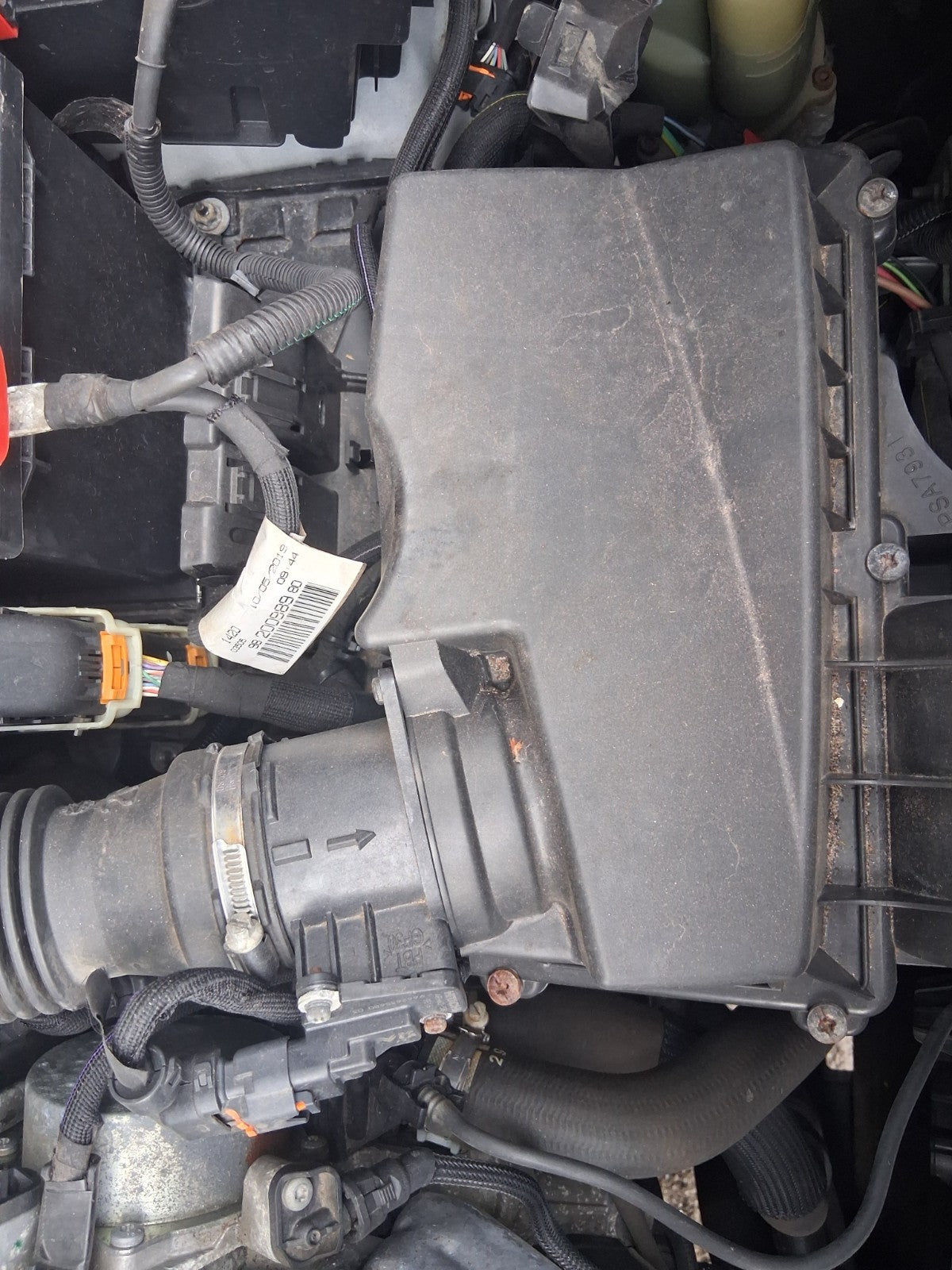 2019 CITROEN DISPATCH MK3 2.0 DIESEL AIR FILTER BOX WITH MAF SENSOR 9662635680