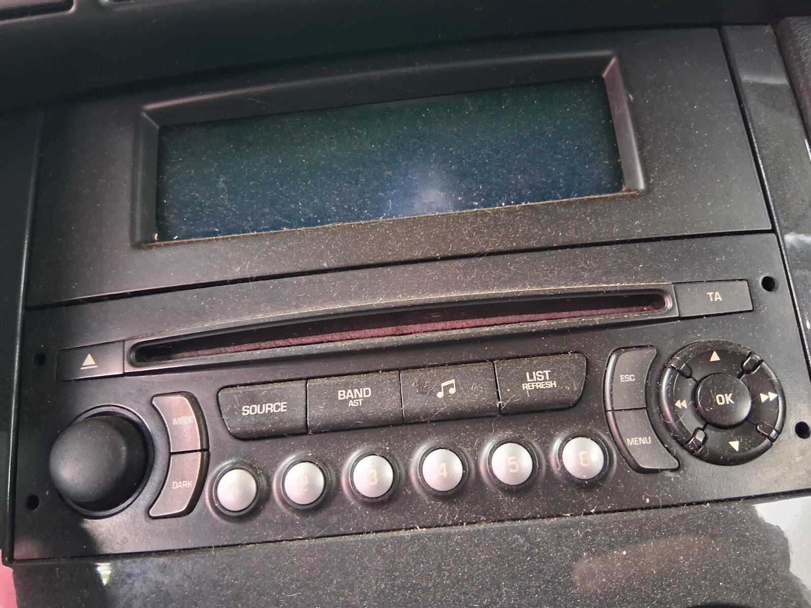 2012 PEUGEOT 3008 MK1 RADIO CD PLAYER STEREO HEAD UNIT