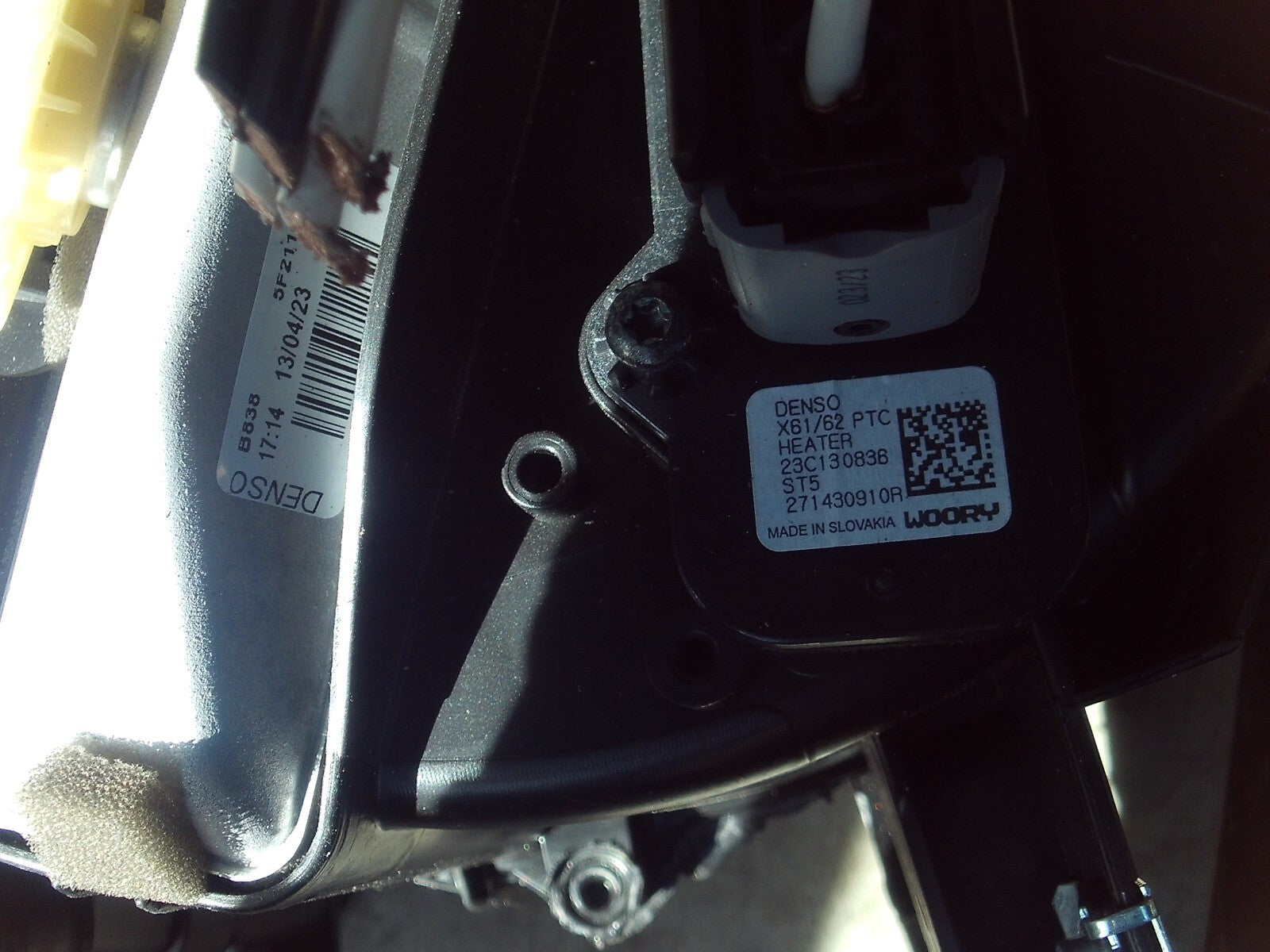 2023 RENAULT MASTER HEATER MATRIX BLOWER MOTOR FAN