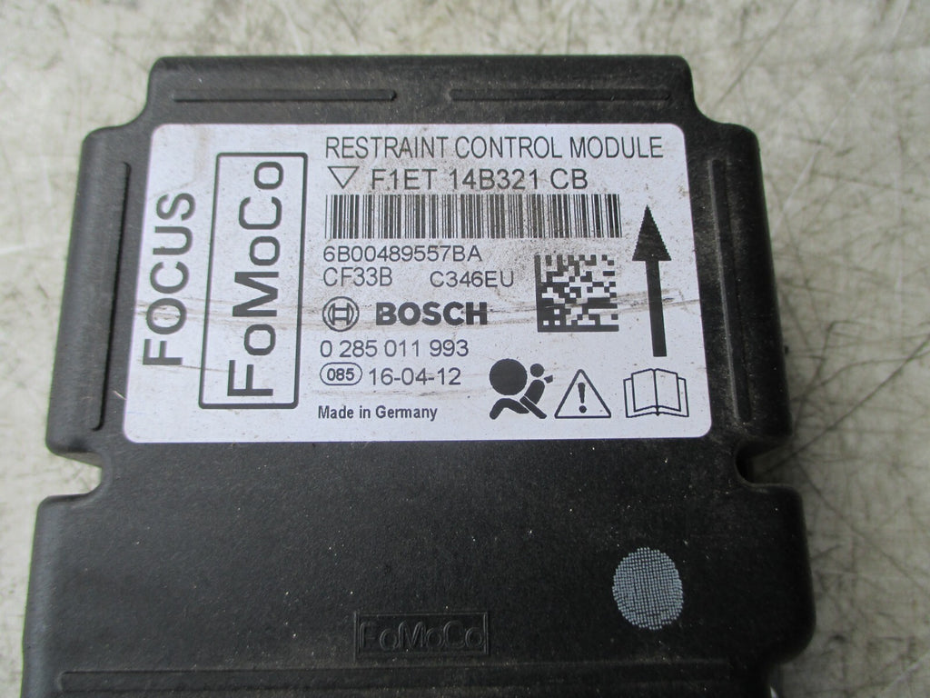 FORD FOCUS MK3 ESTATE 2016 AIRBAG RESTRAINT CONTROL MODULE ECU