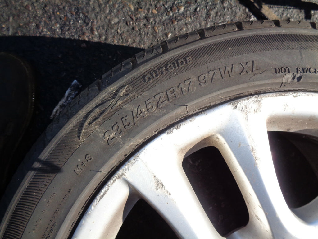VW VOLKSWAGEN SCIROCCO 2011 17 INCH ALLOY WHEEL WITH TYRE 235/45R17