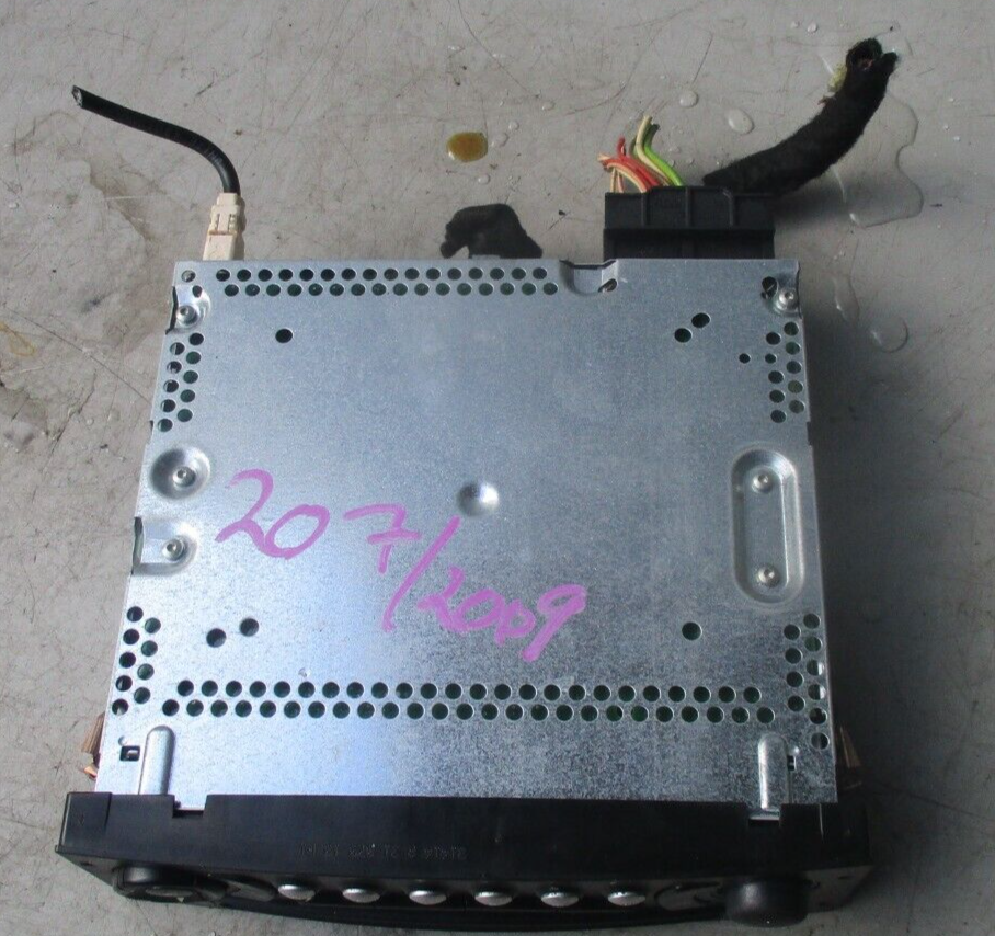 2009 PEUGEOT 207 RADIO CD PLAYER STEREO HEAD UNIT 0307090