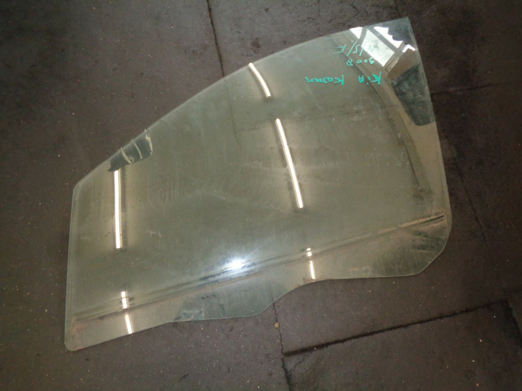 KIA KARENS 2008 NSF PASSENGER SIDE FRONT  RIGHT DOOR WINDOW GLASS