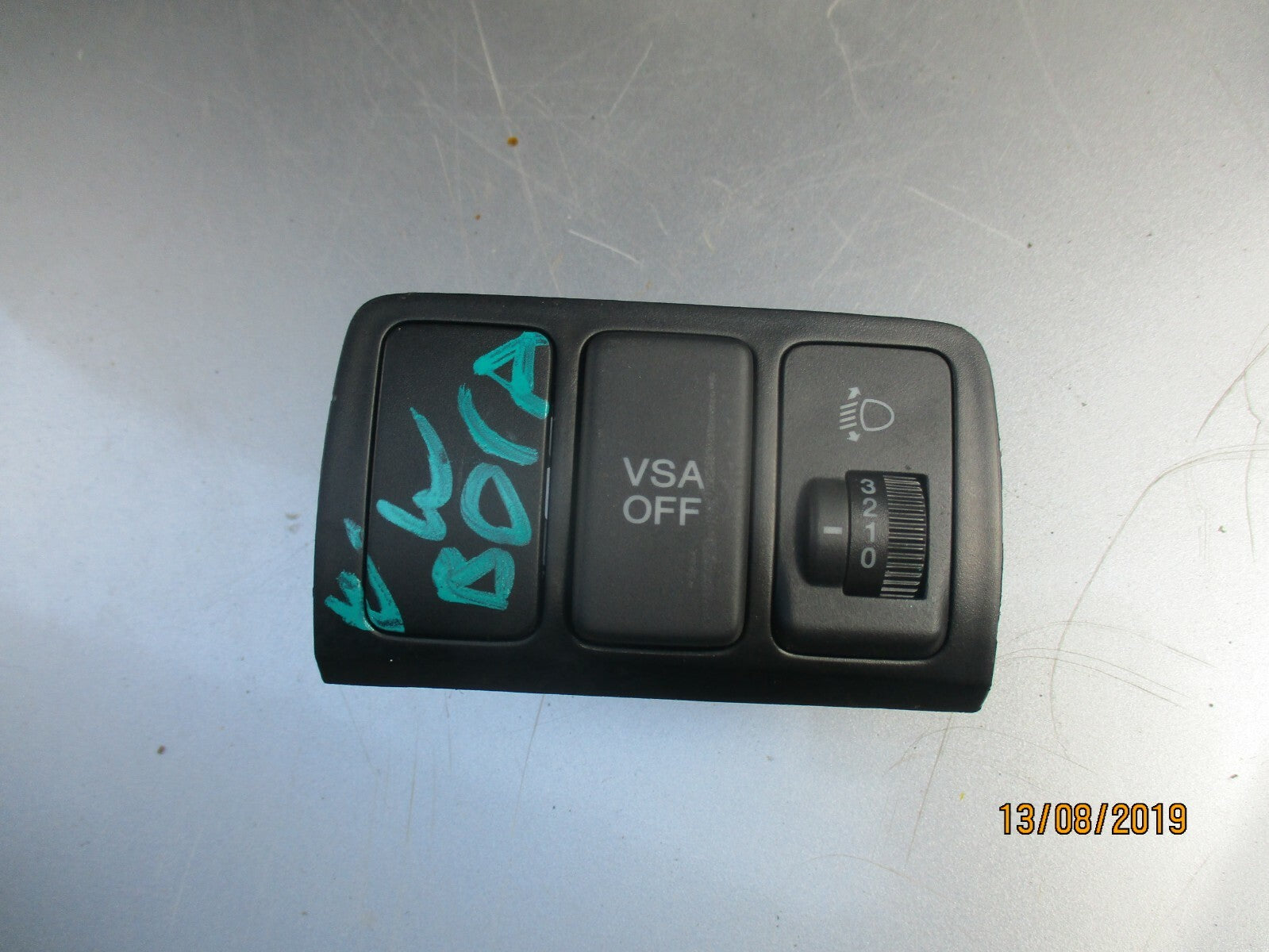 VW VOLKSWAGEN BORA HEADLIGHT ADJUSTMENT CONTROL SWITCHES
