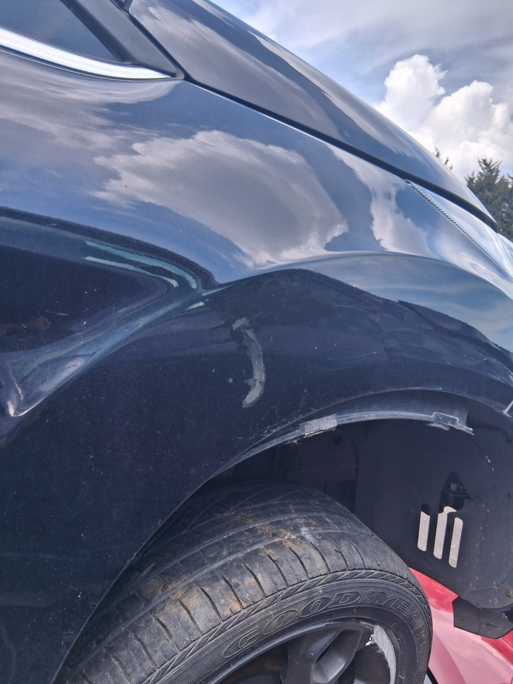 2012 FORD FIESTA MK7 5 DOOR OSF DRIVER SIDE FRONT RIGHT WING PANEL BLACK