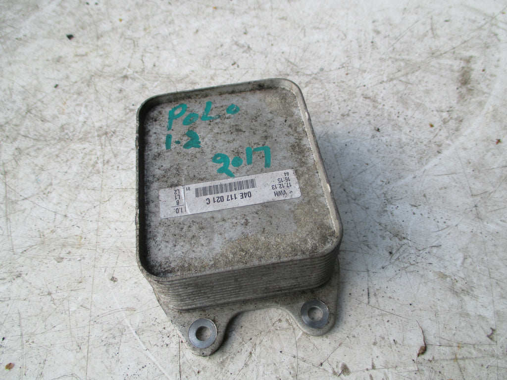 VW VOLKSWAGEN POLO 2017 1.2 PETROL ENGINE OIL COOLER RADIATOR 04E117021C