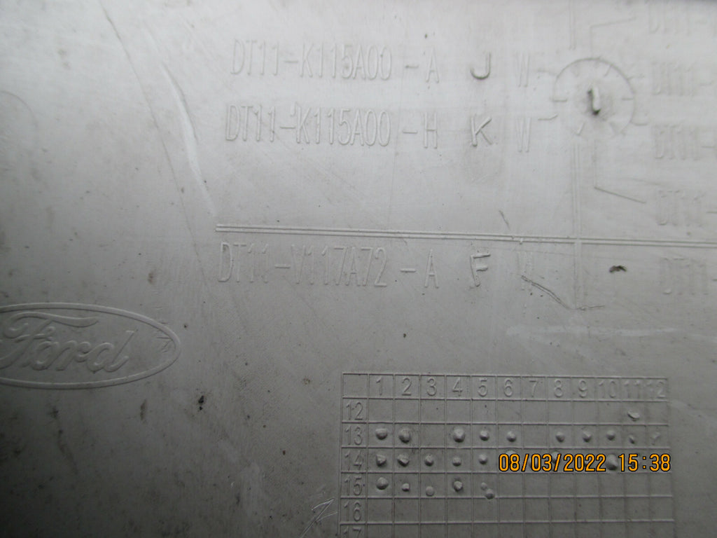 FORD TRANSIT CONNECT 2016 INTERIOR ROOF SUN VISOR ROOF PANEL STORAGE dt11v117a72
