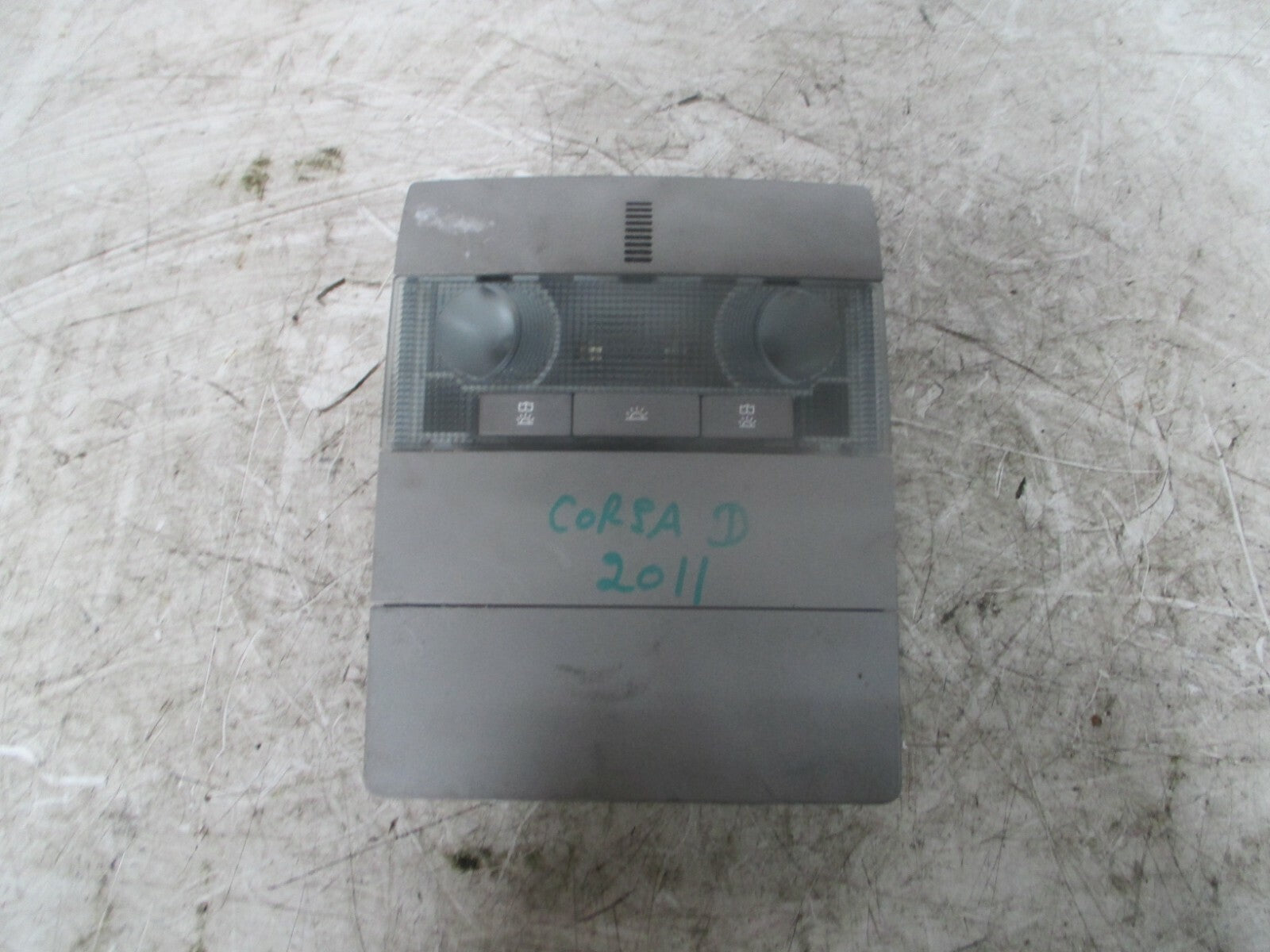 VAUXHALL CORSA D 2011 FRONT INTERIOR ROOF READING LIGHT 13166476