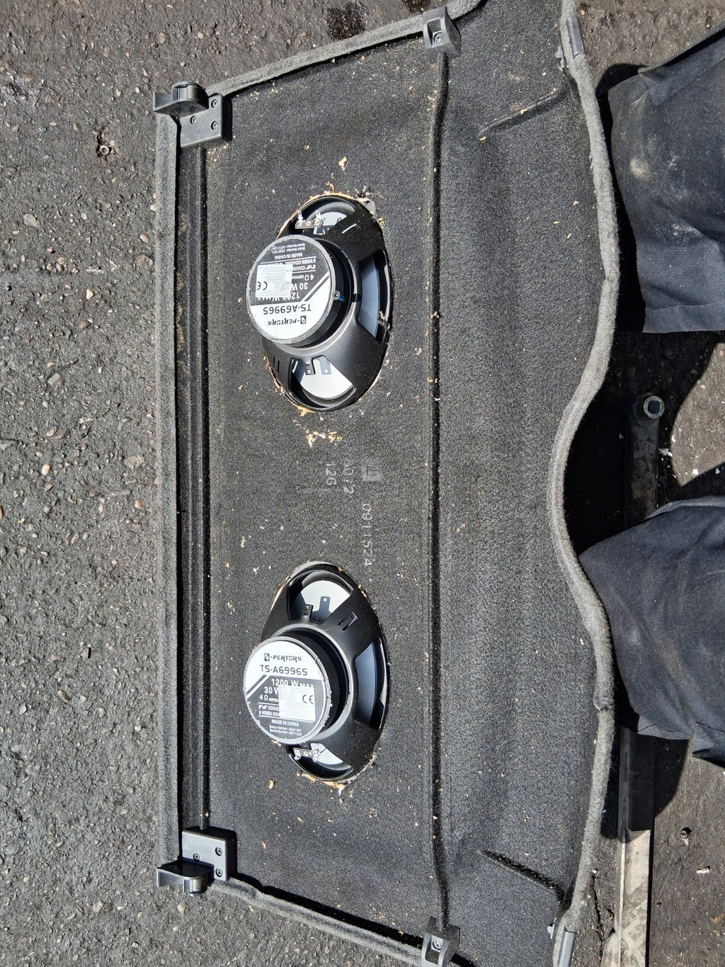 2006 VAUXHALL CORSA C REAR LOAD COVER PARCEL SHELF 0911524