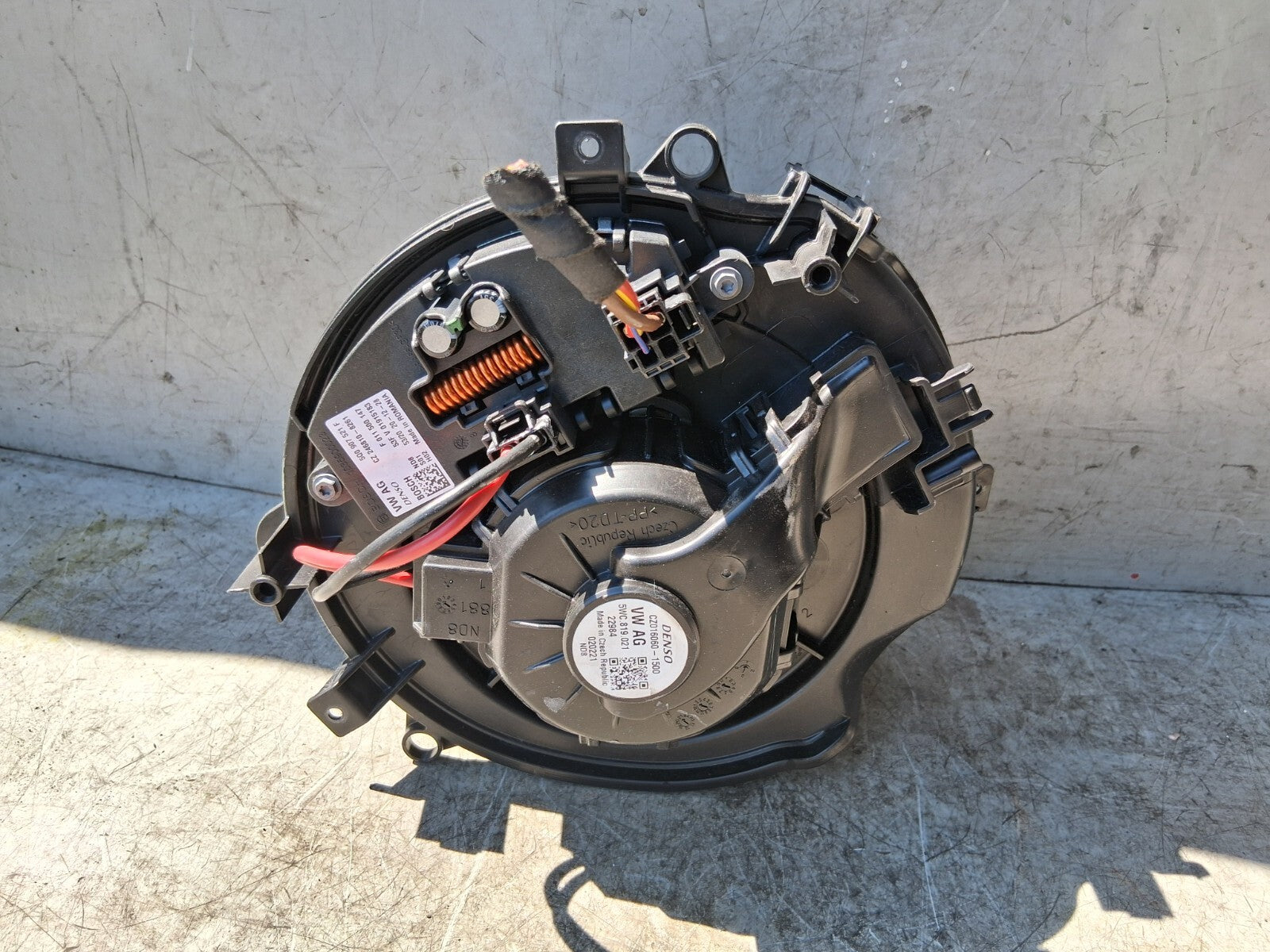 VW VOLKSWAGEN PASSAT B8 2019 1.6 PETROL HEATER BLOWER FAN MOTOR 5WC819021