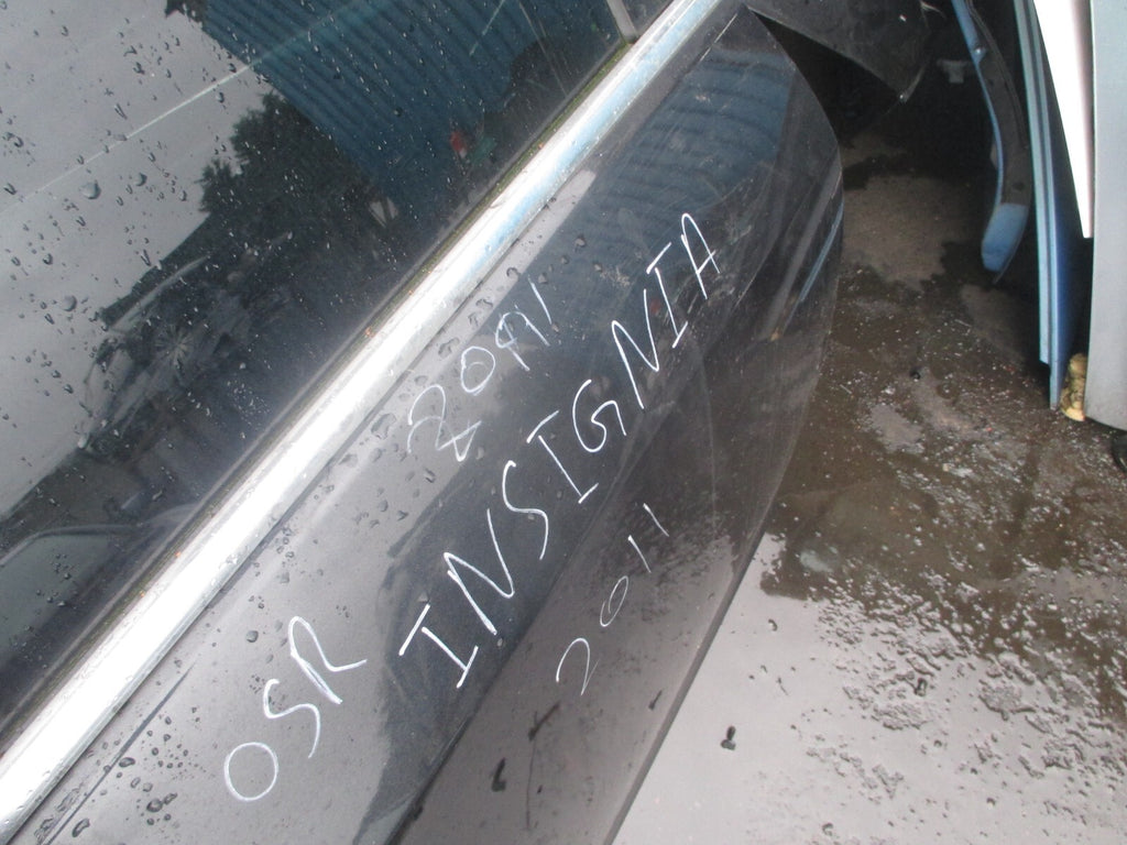 VAUXHALL INSIGNIA MK1 2011 OSR DRIVER SIDE REAR COMPLETE DOOR BLACK