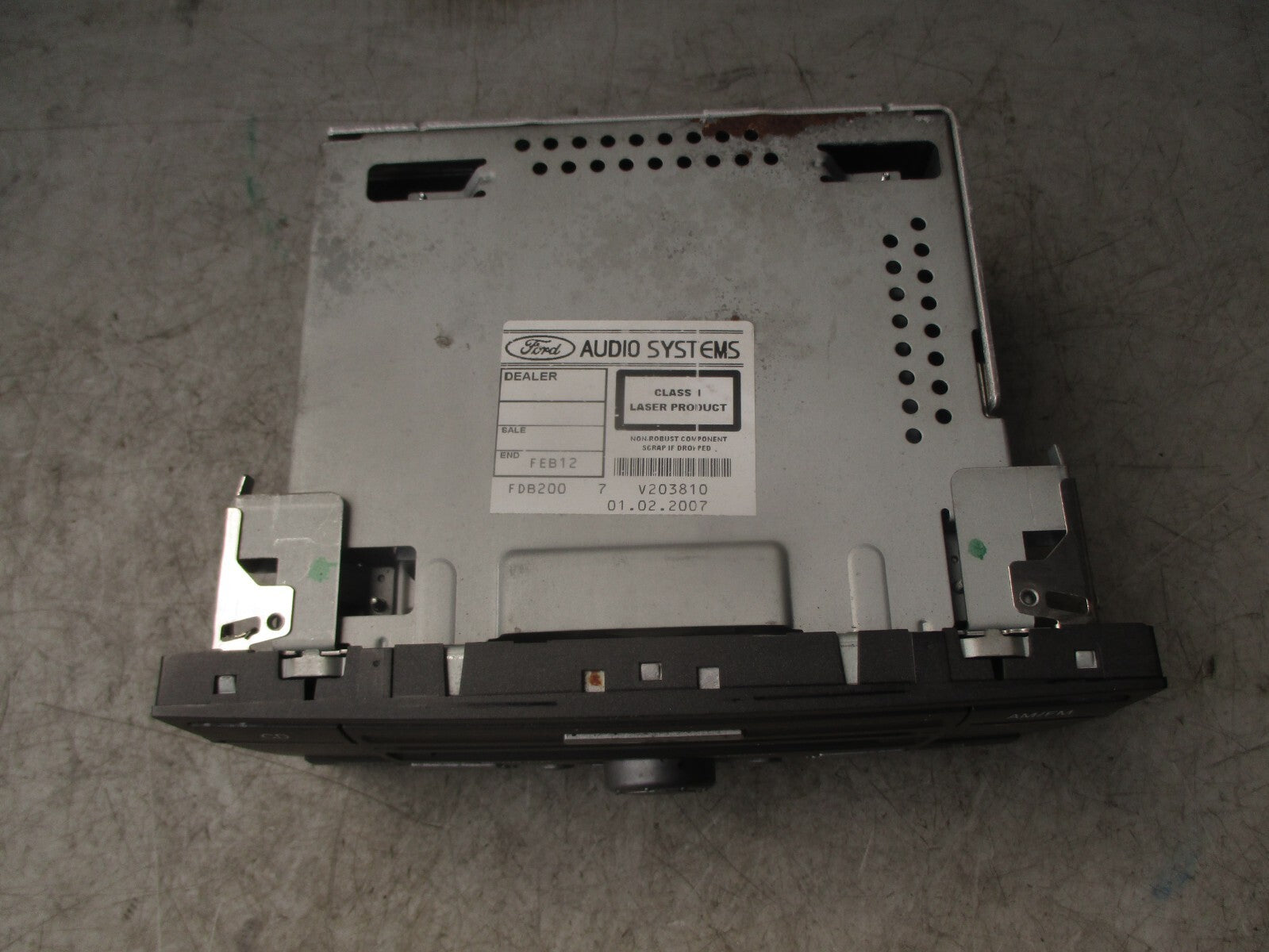 2007 FORD FIESTA MK6 CD PLAYER RADIO STEREO HEAD UNIT 6S6118C815AH