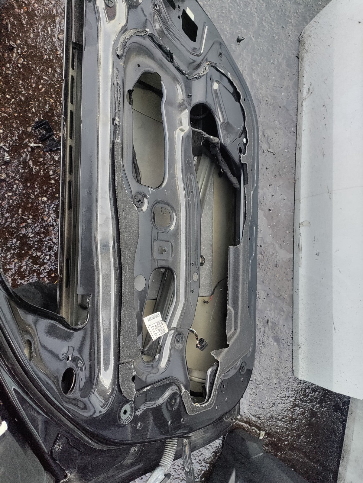 2011 BMW 5 SERIES F10 OSF DRIVER SIDE FRONT BARE DOOR B90 GREY