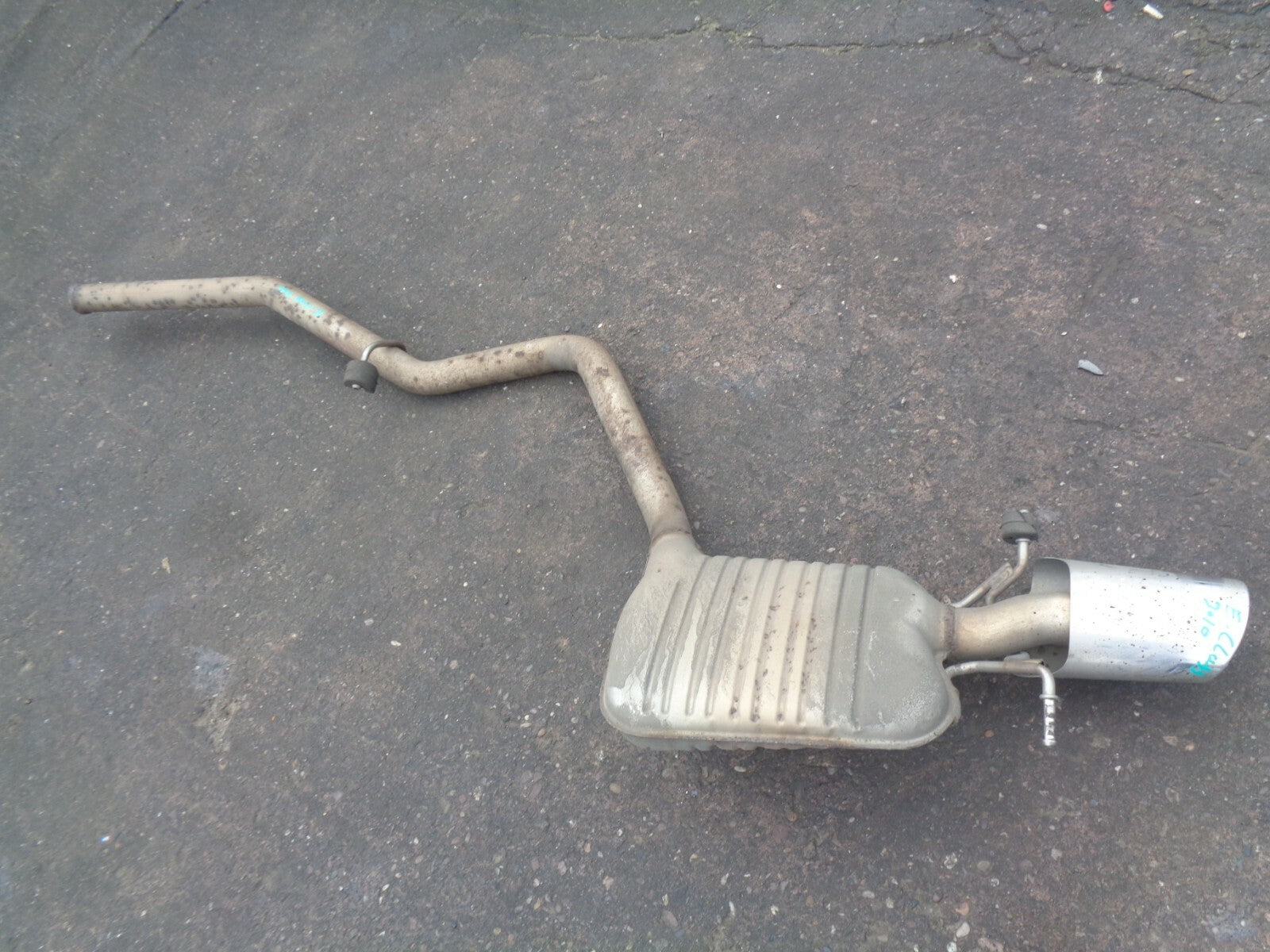 MERCEDES BENZ W212 2010 2.1 CDI DIESEL REAR EXHAUST SILENCER