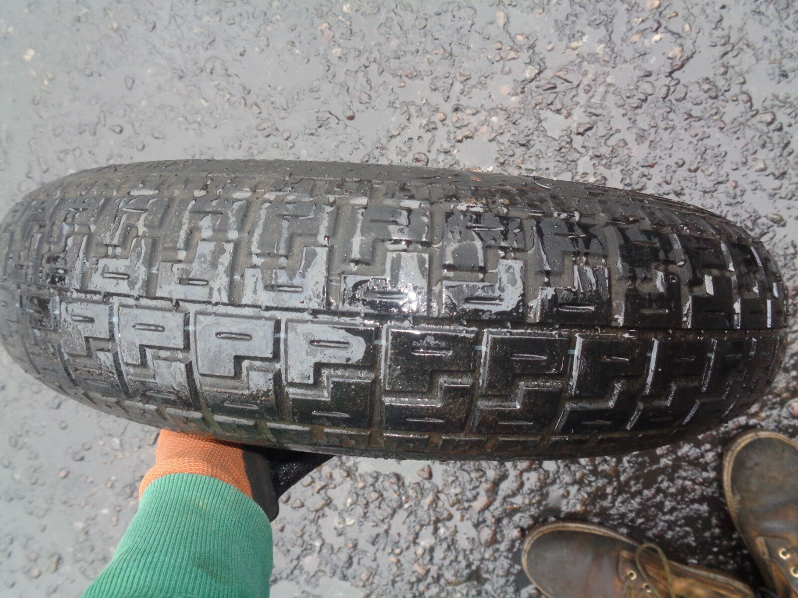 FIAT PUNTO MK2 2004 4 STUD STEEL WHEEL WITH TYRE 135/80B14