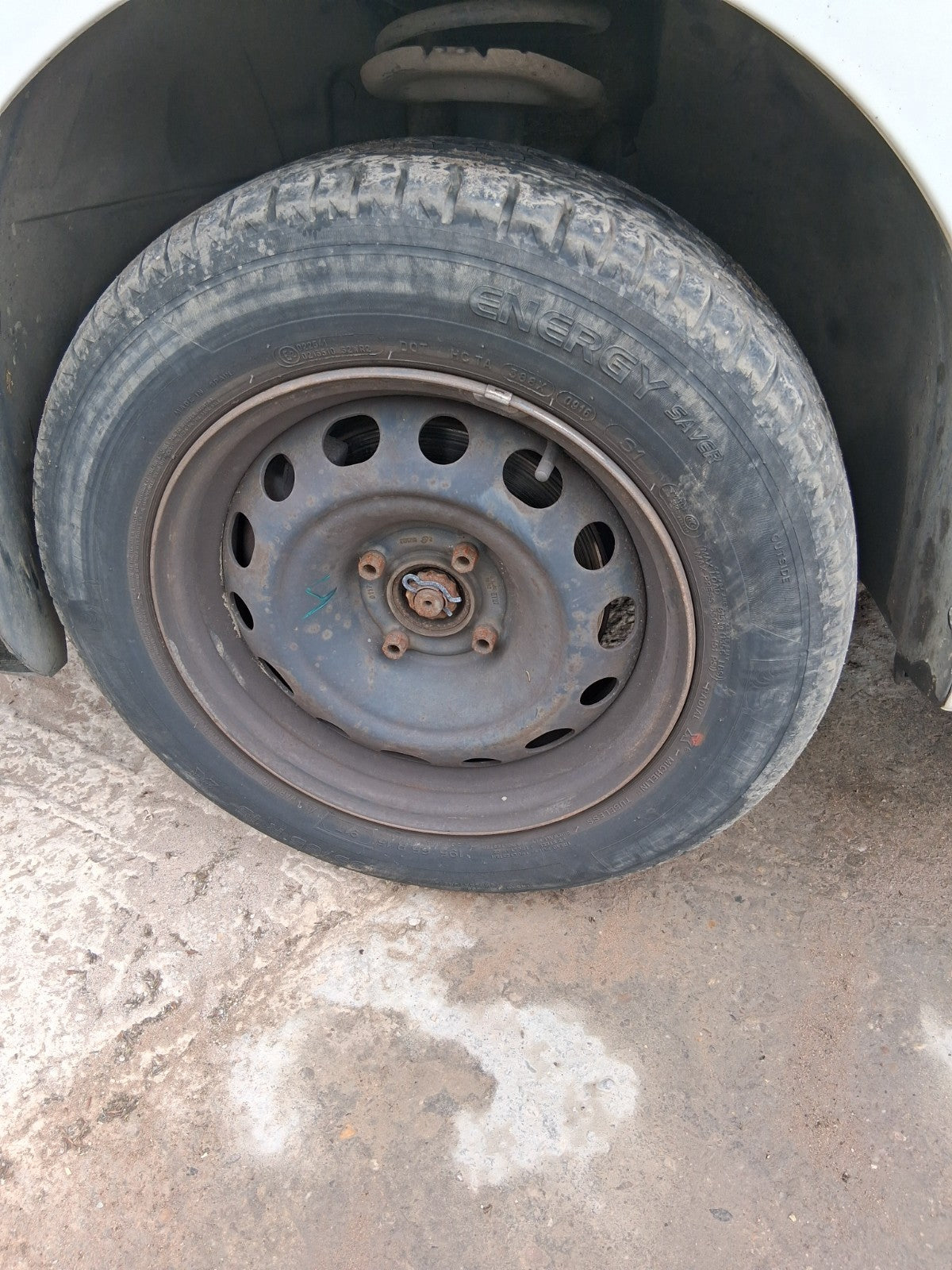 2017 PEUGEOT PARTNER MK2 15 INCH STEEL WHEEL WITH TYRE 195/65R15