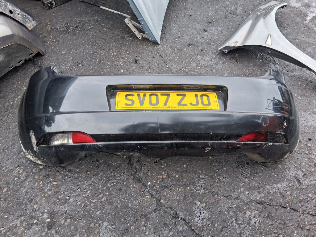 2007 FIAT PUNTO MK3 3 DOOR REAR COMPLETE BUMPER BLACK