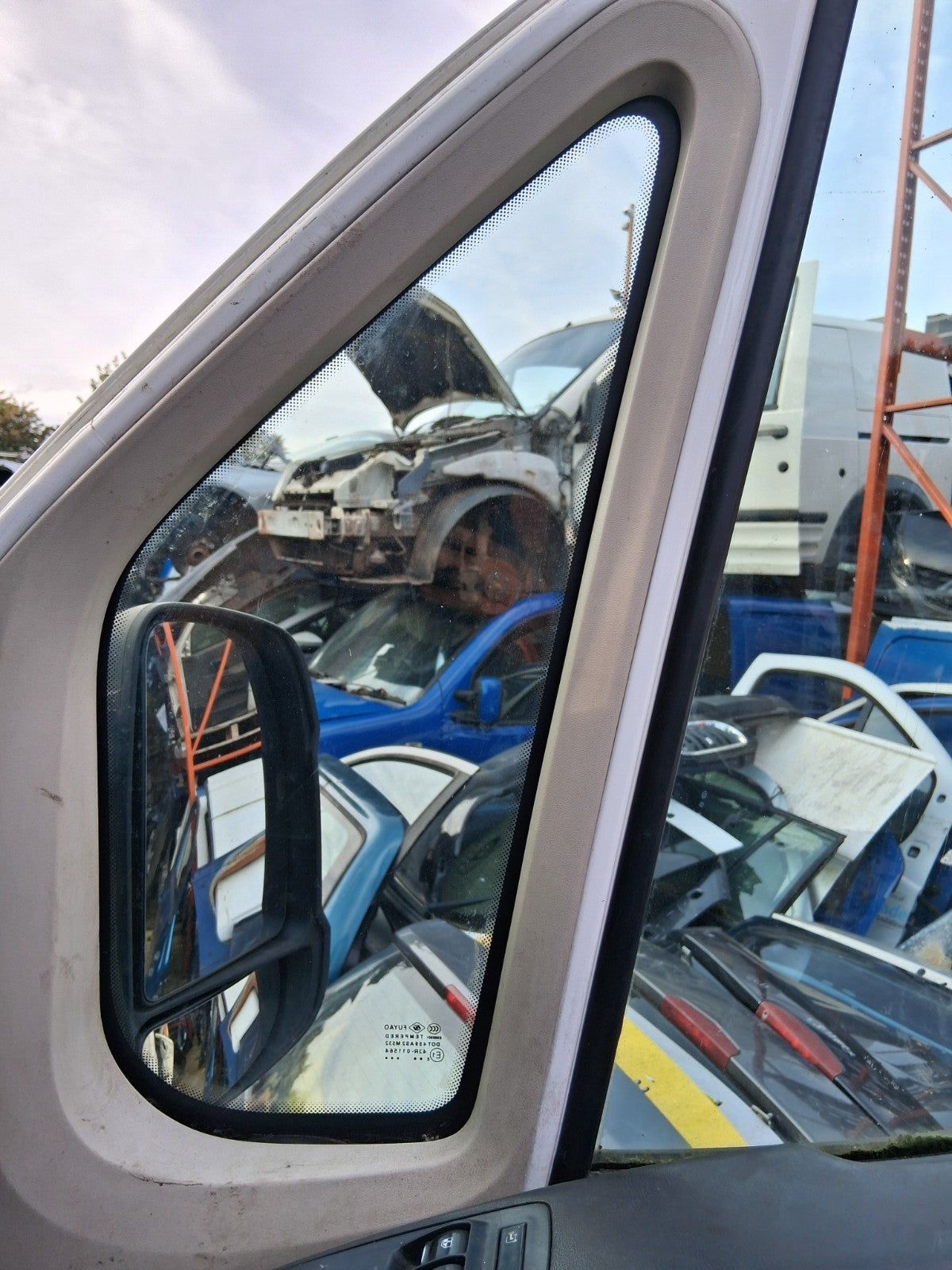 2014 CITROEN RELAY MK3 OSF DRIVER SIDE FRONT QUARTER WINDOW GLASS