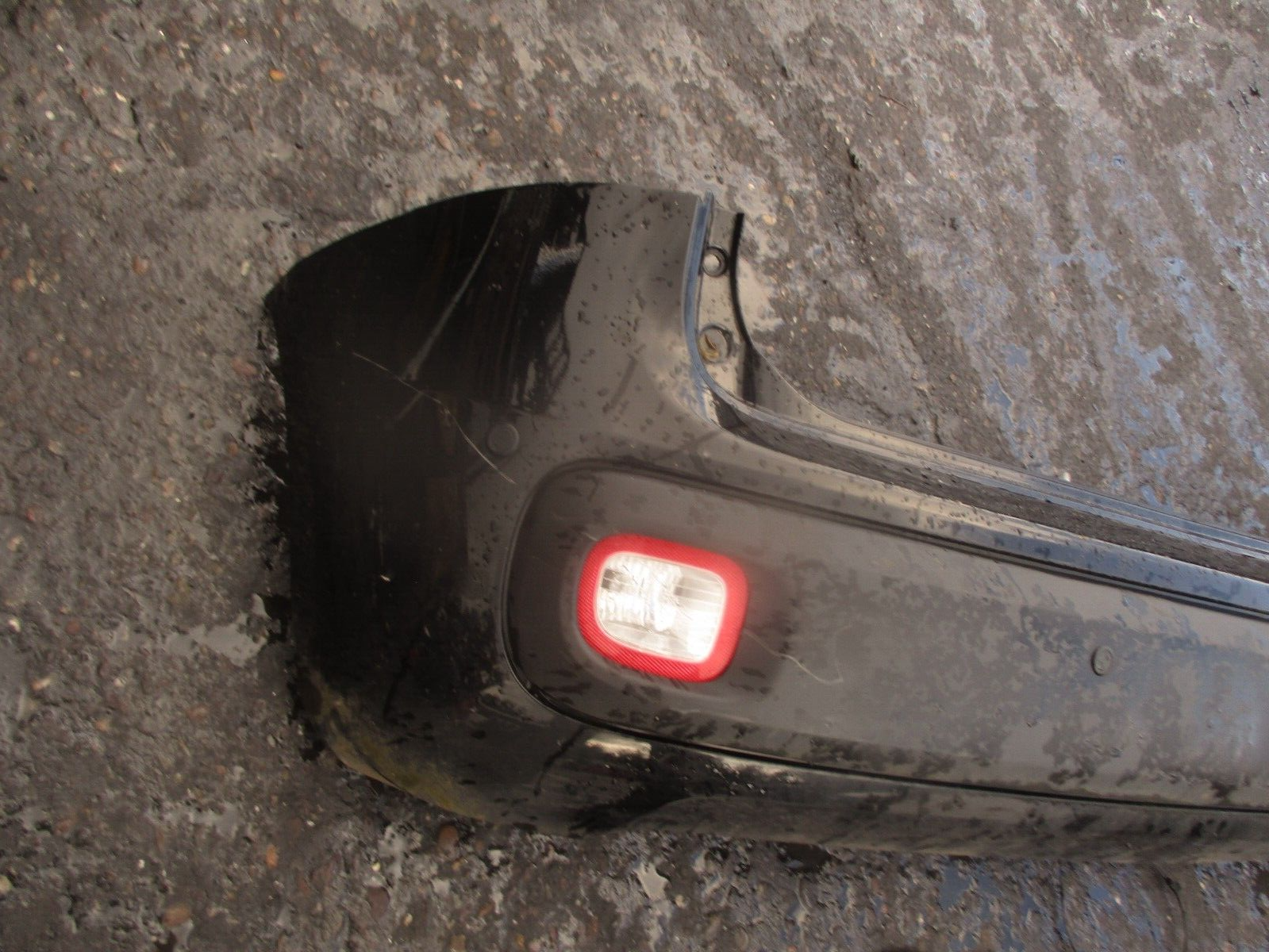 2018 FIAT PANDA 319 REAR BUMPER BLACK