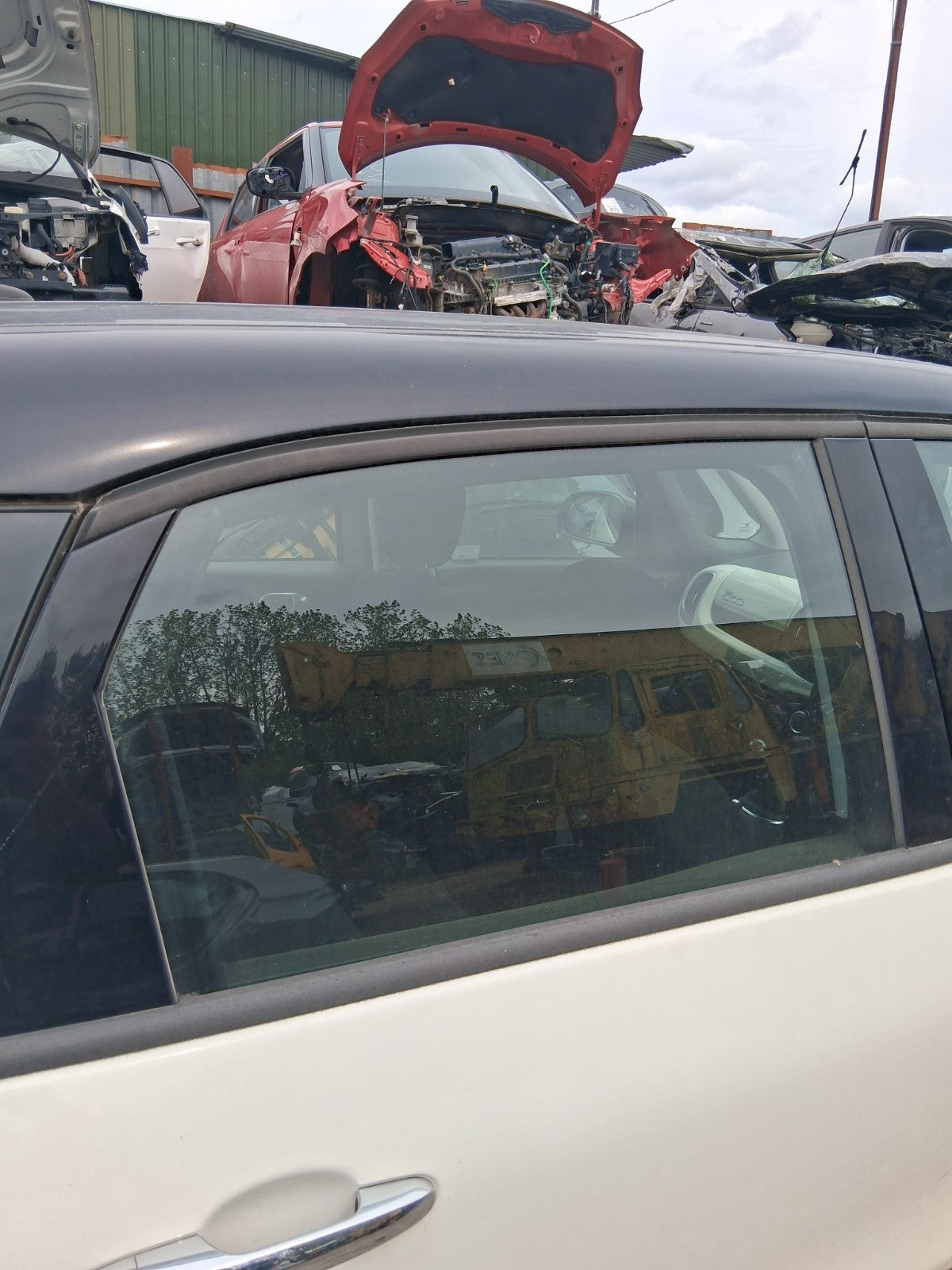 2019 FIAT 500L URBAN OSR DRIVER SIDE REAR WINDOW GLASS