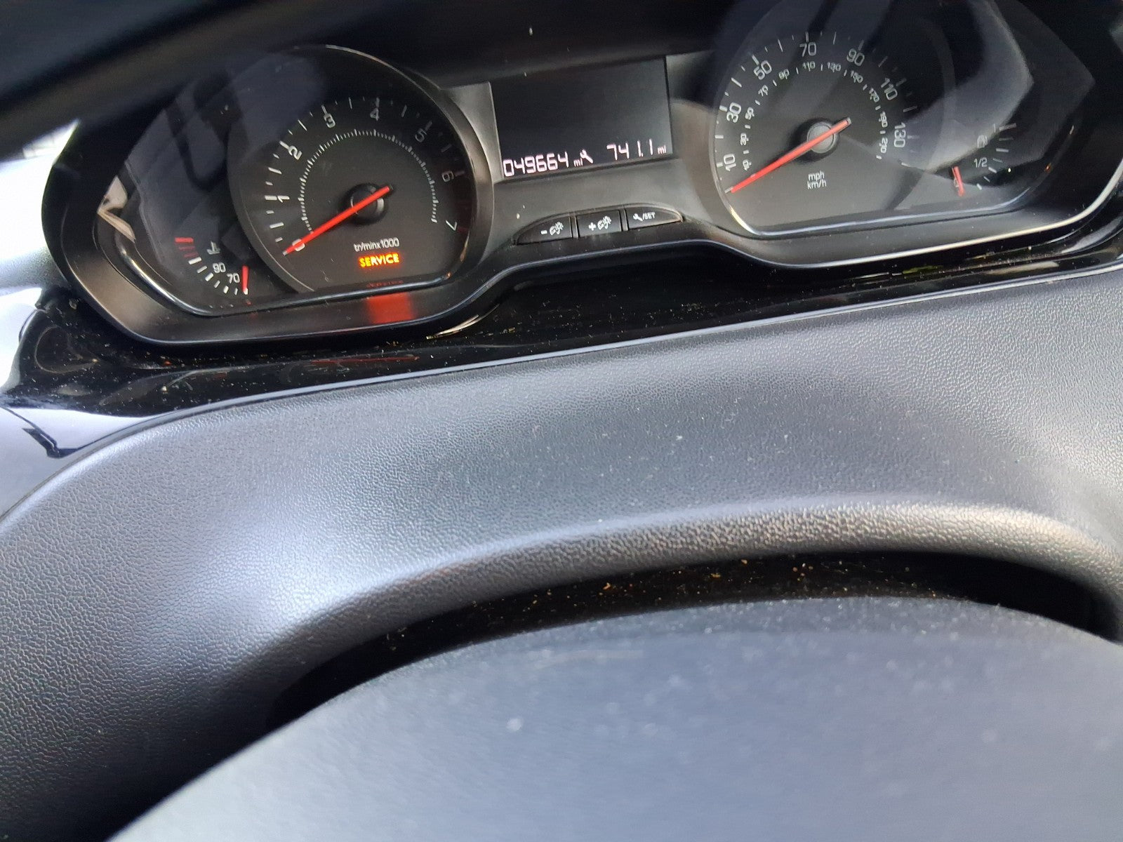 2014 PEUGEOT 208 1.2 PETROL SPEEDO SPEEDOMETER INSTRUMENT CLUSTER