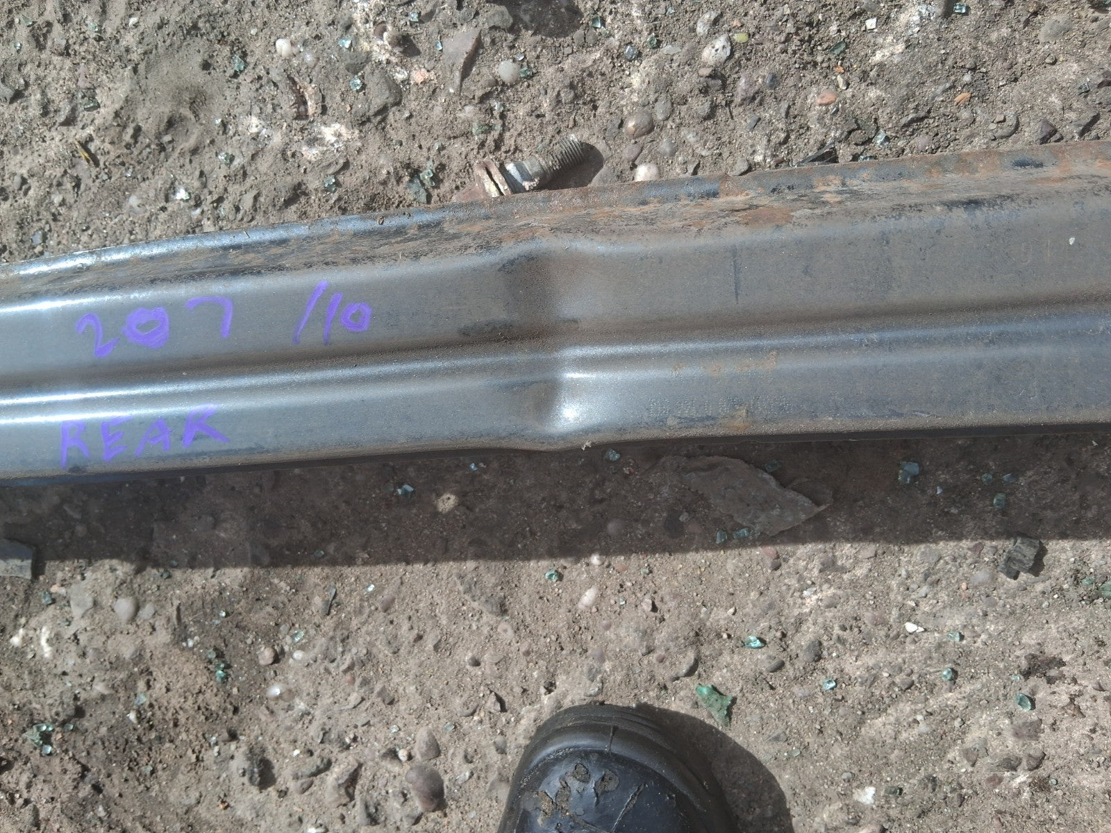 2010 PEUGEOT 207 REAR BUMPER CRASH IMPACT REINFORCEMENT BAR