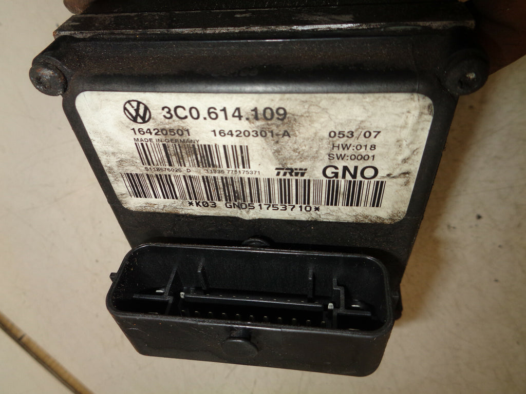 VW VOLKSWAGEN PASSAT B6 2007 ABS PUMP & MODULE 3C0614109