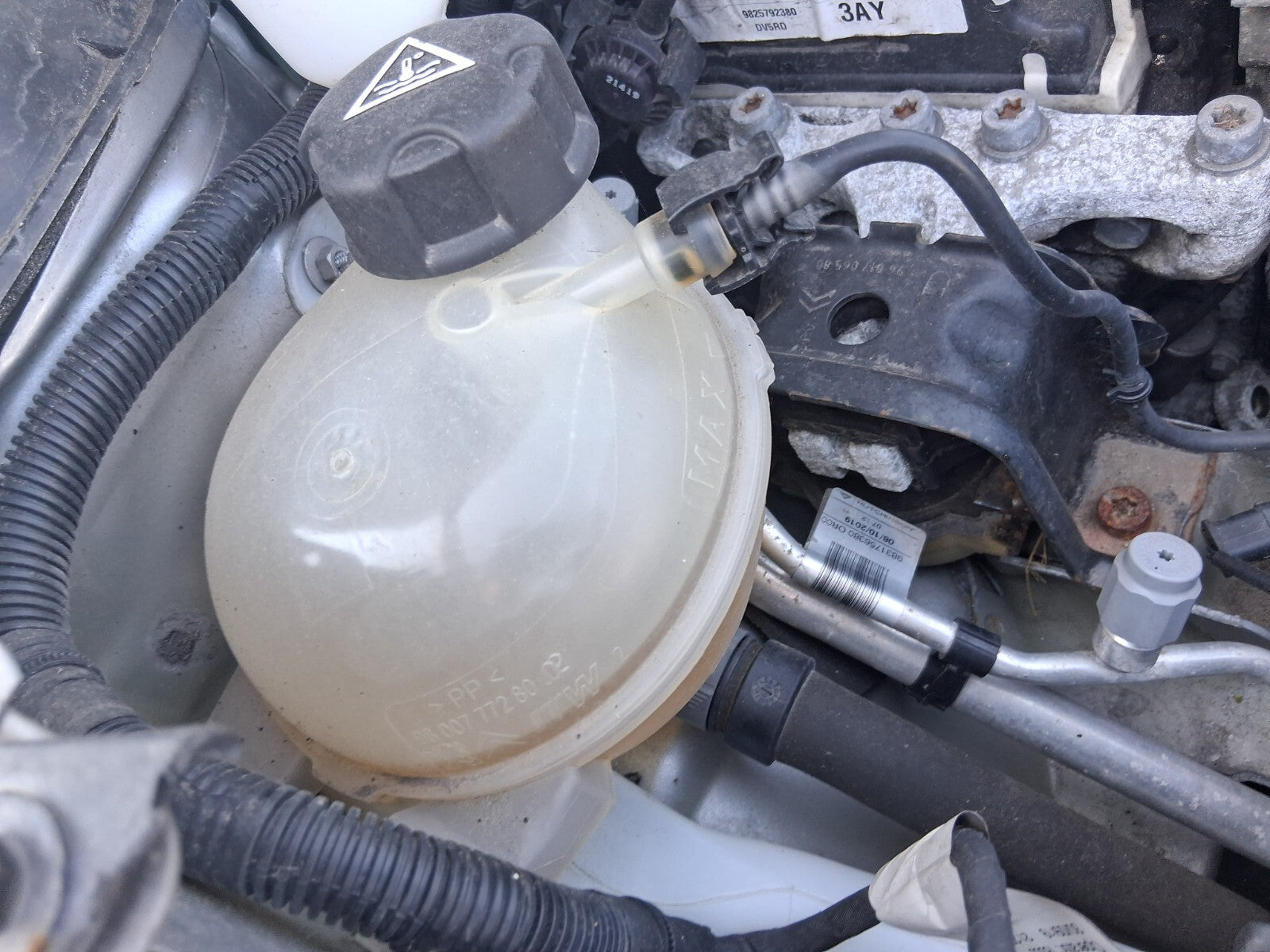 2020 CITROEN C4 CACTUS 1.5 DIESEL COOLANT WATER EXPANSION TANK RESERVOIR