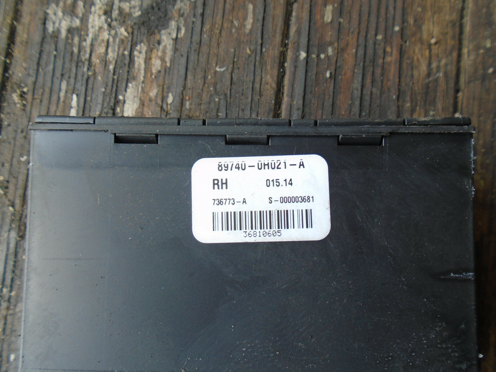 CITROEN C1 2014 CENTRAL LOCKING ECU MODULE 897400H021