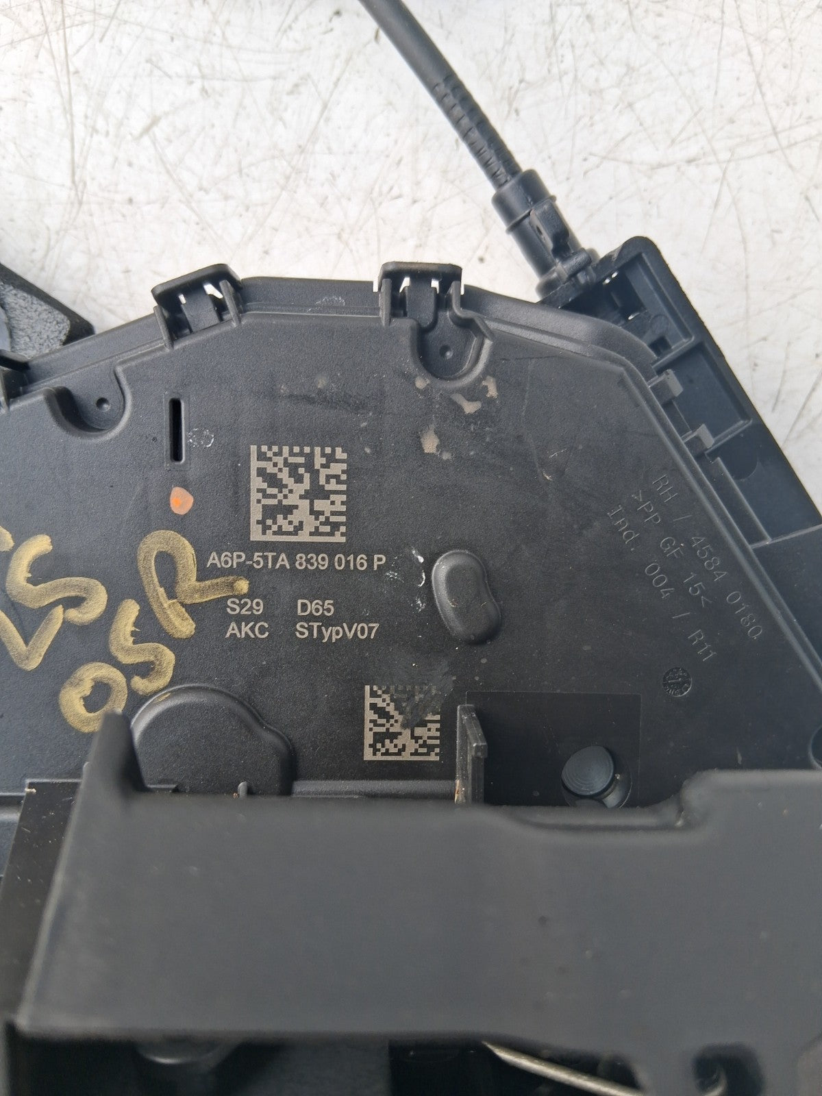2025 AUDI A1 MK2 OSR DRIVER SIDE REAR RIGHT DOOR LOCK MECHANISM A6P5TA839016P