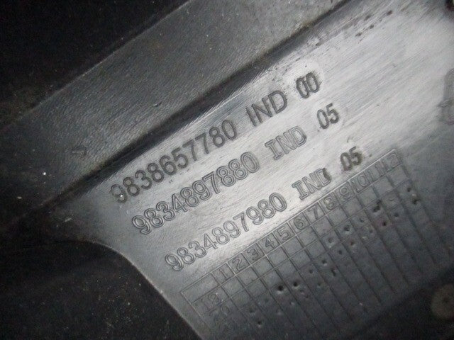 CITROEN C5 AIRCROSS 2020 TAILGATE PANEL OPENING SWITCH 9838657780