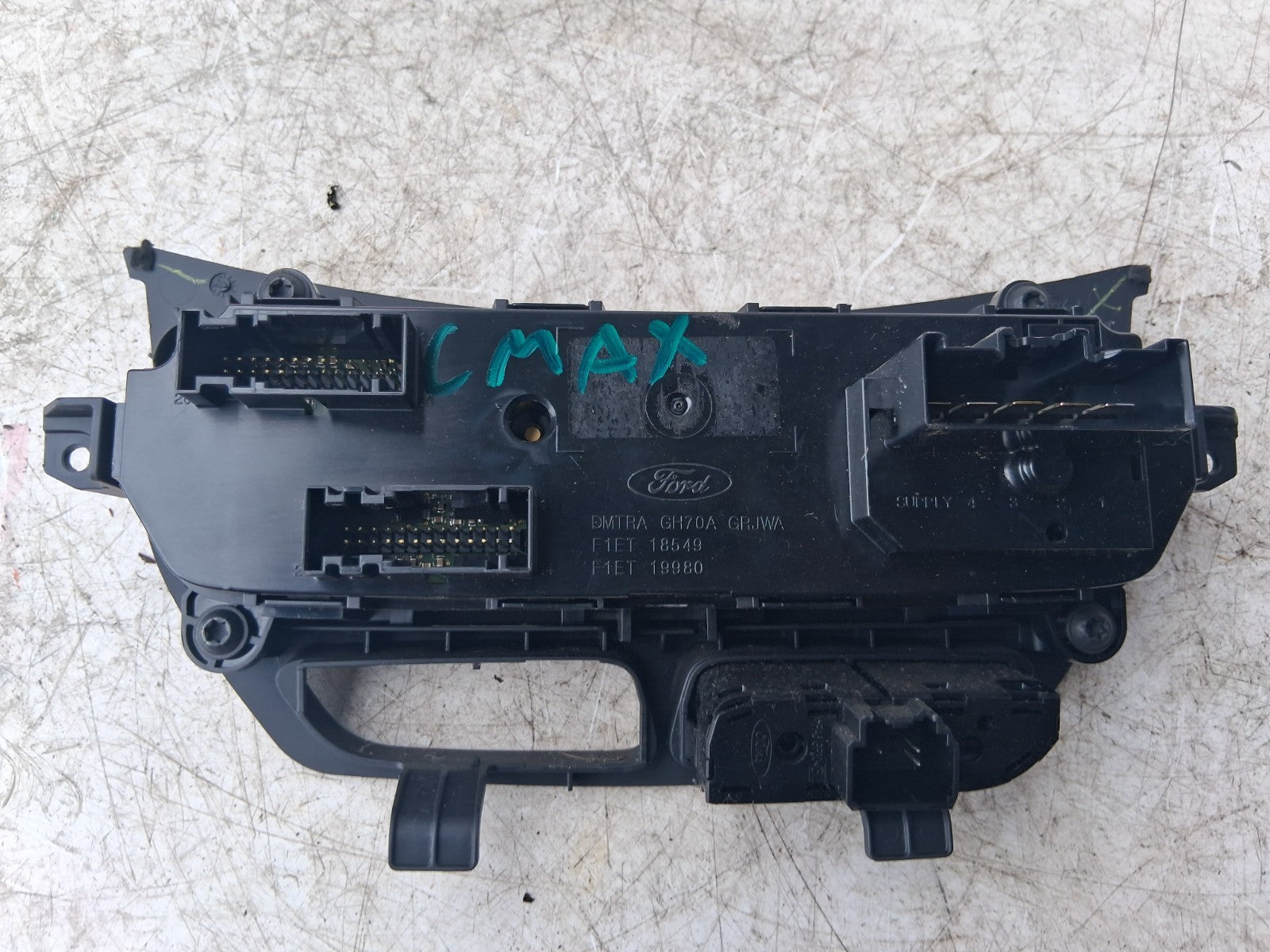 2016 FORD C MAX MK2 HEATER AC CLIMATE CONTROL SWITCH PANEL