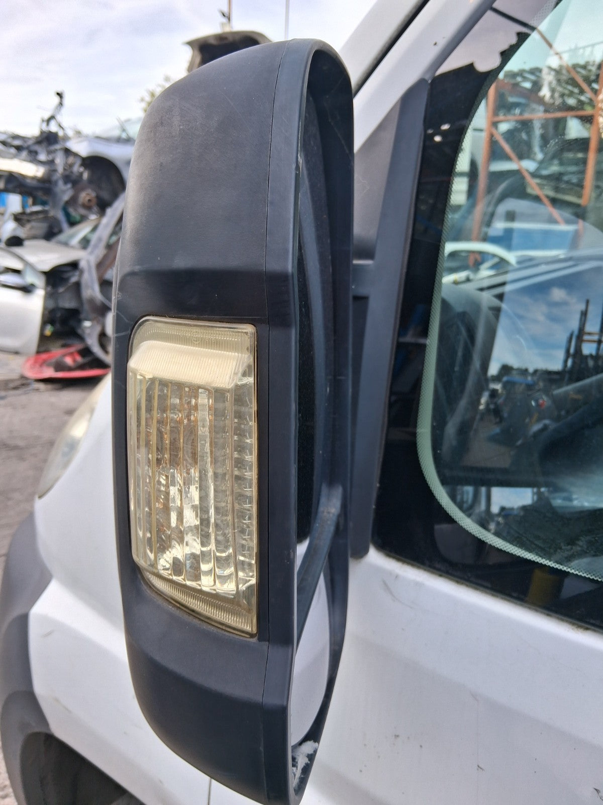 2014 CITROEN RELAY MK3 NSF PASSENGER SIDE WING MIRROR BLACK