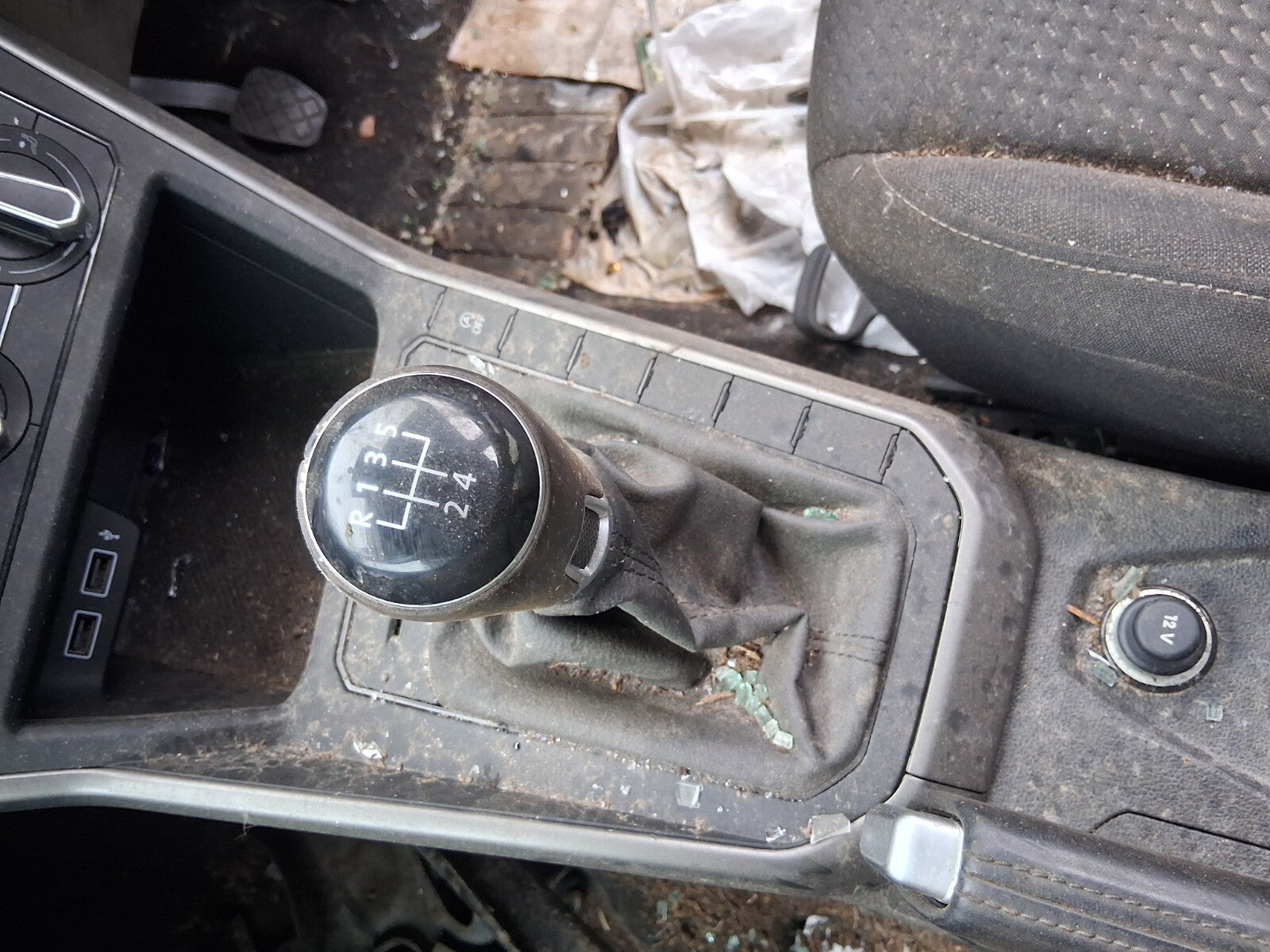 VW VOLKSWAGEN POLO 2018 MK6 1.0 PETROL MANUAL GEAR STICK GEAR SHIFTER GEAR LEVER